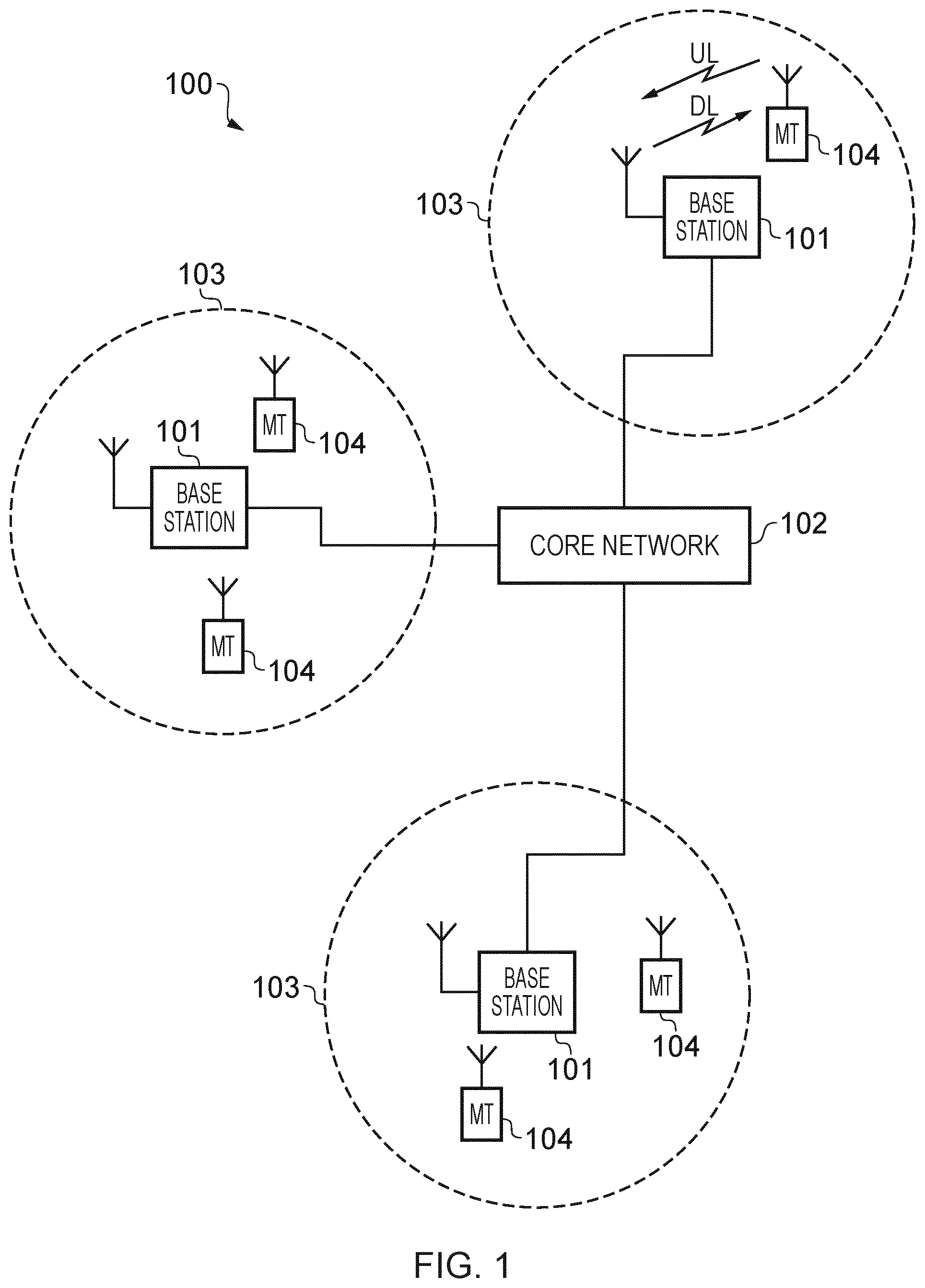 Patent US12588030 Figure 1 – Communications device, infrastructure equipment, and methods for determining whether to transmit first data using first uplink communication resources