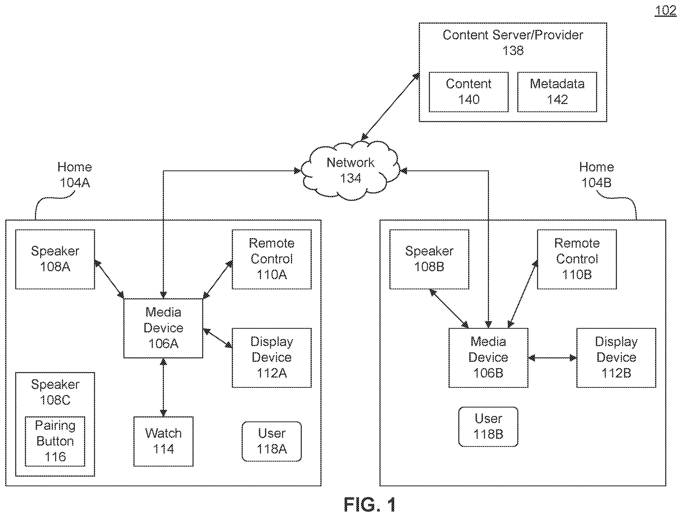 Patent US12588083 Figure 1 – Customized device pairing based on device features