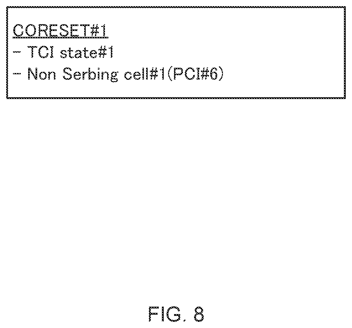 Patent US12588099 Figure 8 – Terminal, radio communication method, and base station