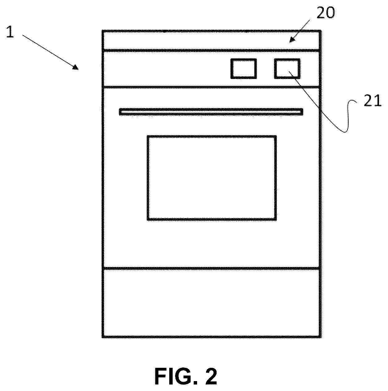 Patent US12588108 Figure 2 – Control method for an oven