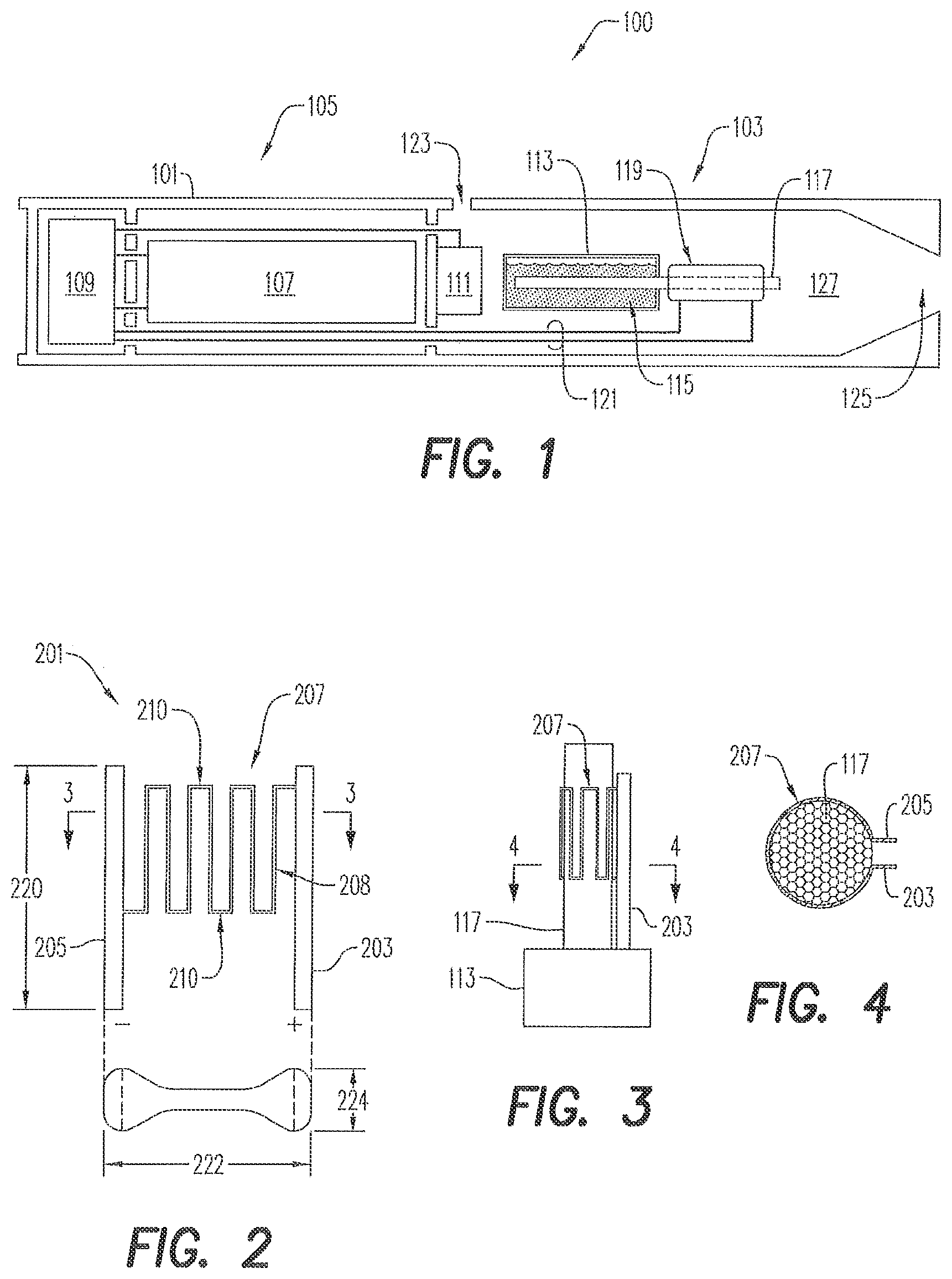 Patent US12588111 Figure 1 – Heater for an electrically heated aerosol generating system