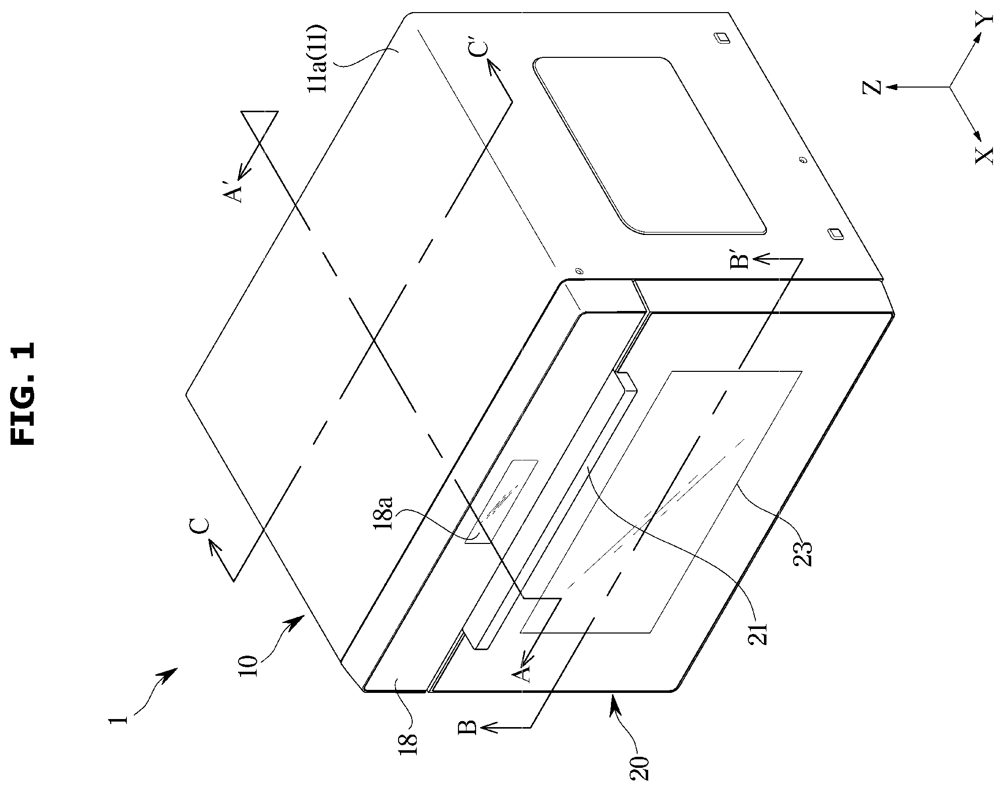 Patent US12588114 Figure 1 – Cooking apparatus