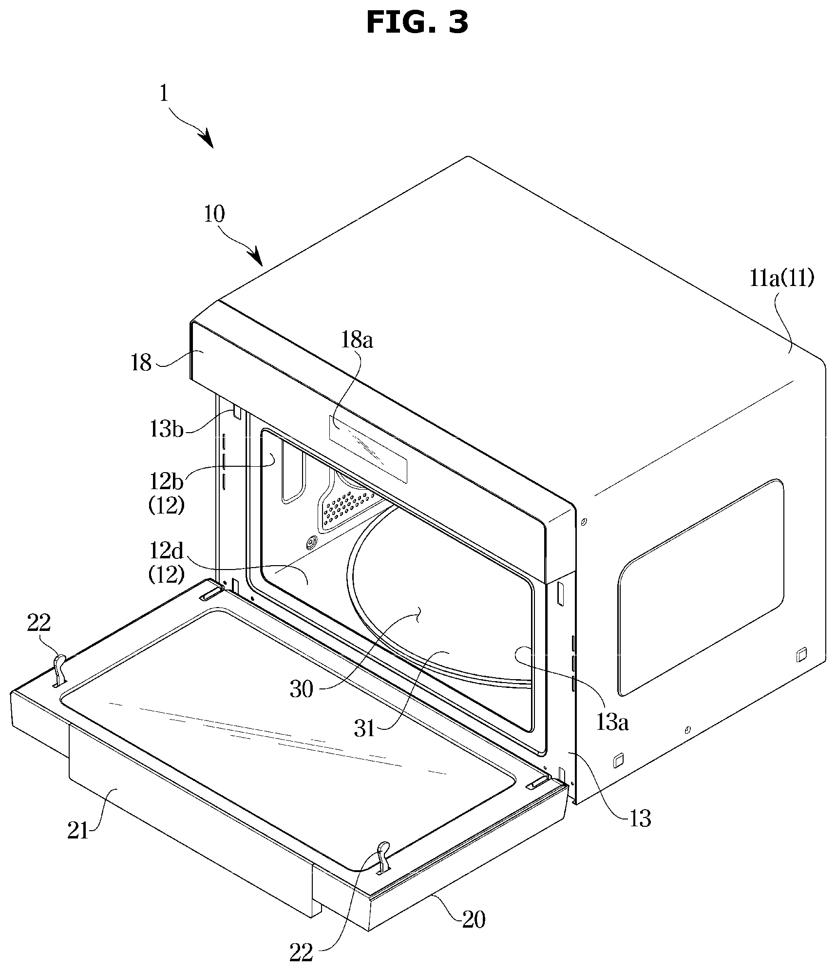 Patent US12588114 Figure 3 – Cooking apparatus