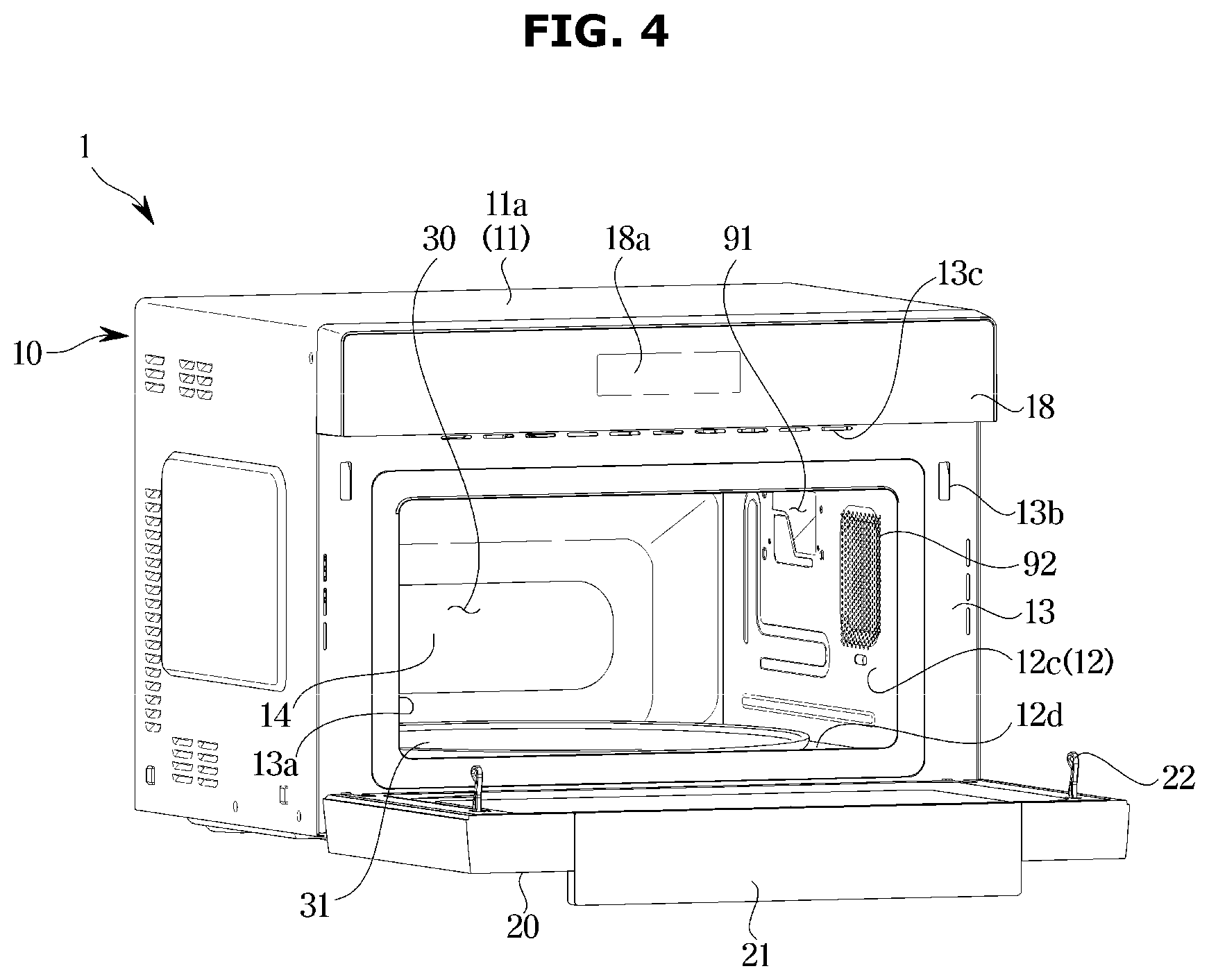 Patent US12588114 Figure 4 – Cooking apparatus