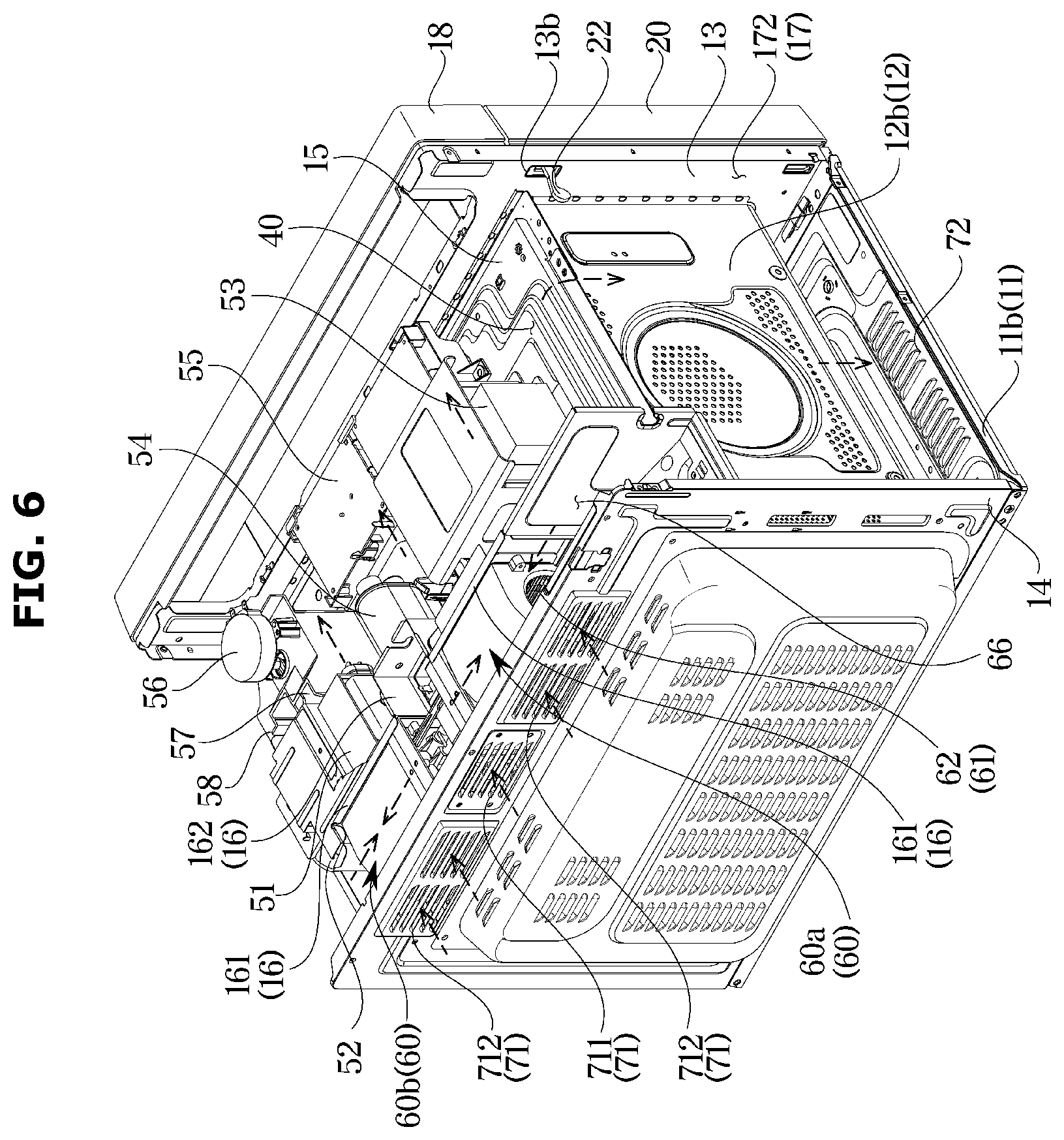 Patent US12588114 Figure 6 – Cooking apparatus