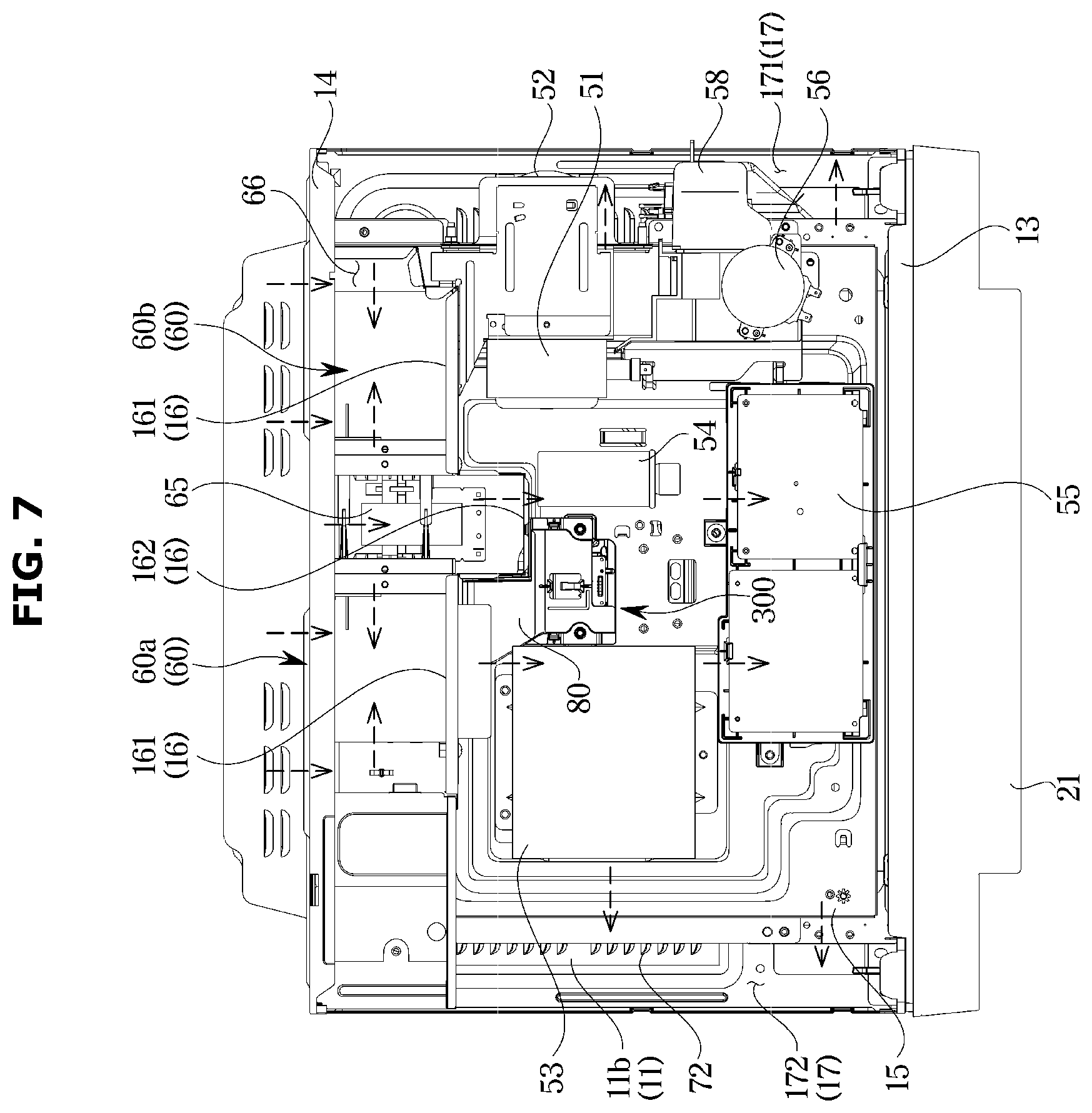Patent US12588114 Figure 7 – Cooking apparatus