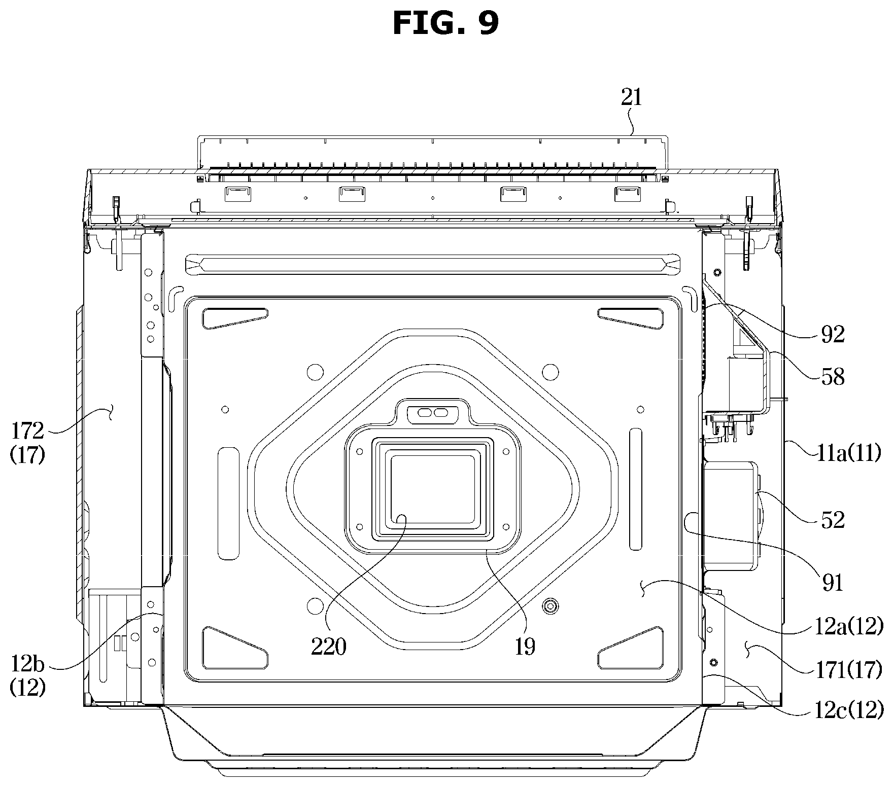 Patent US12588114 Figure 9 – Cooking apparatus