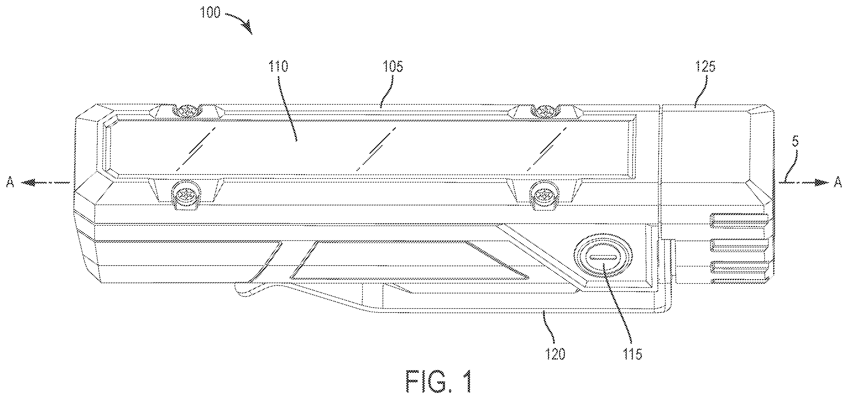 Patent US12588117 Figure 1 – Portable lighting device