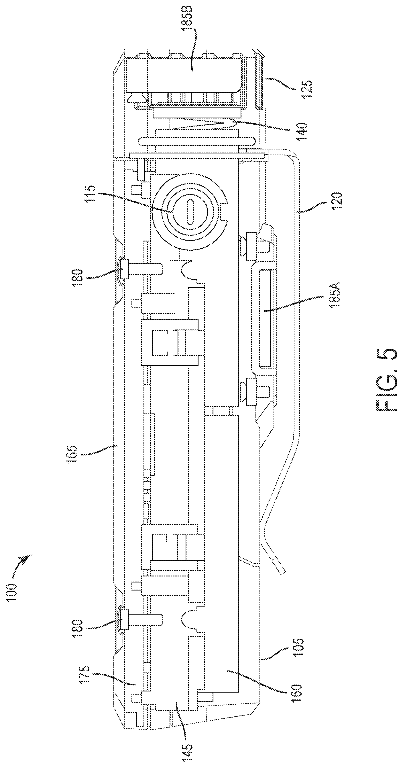 Patent US12588117 Figure 5 – Portable lighting device