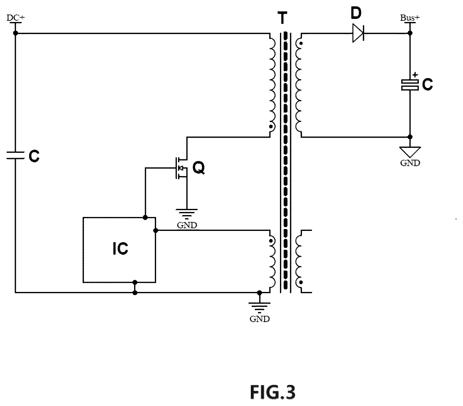 Patent US12588118 Figure 3 – Control circuit for driving different color temperature LED lights with AC input voltage