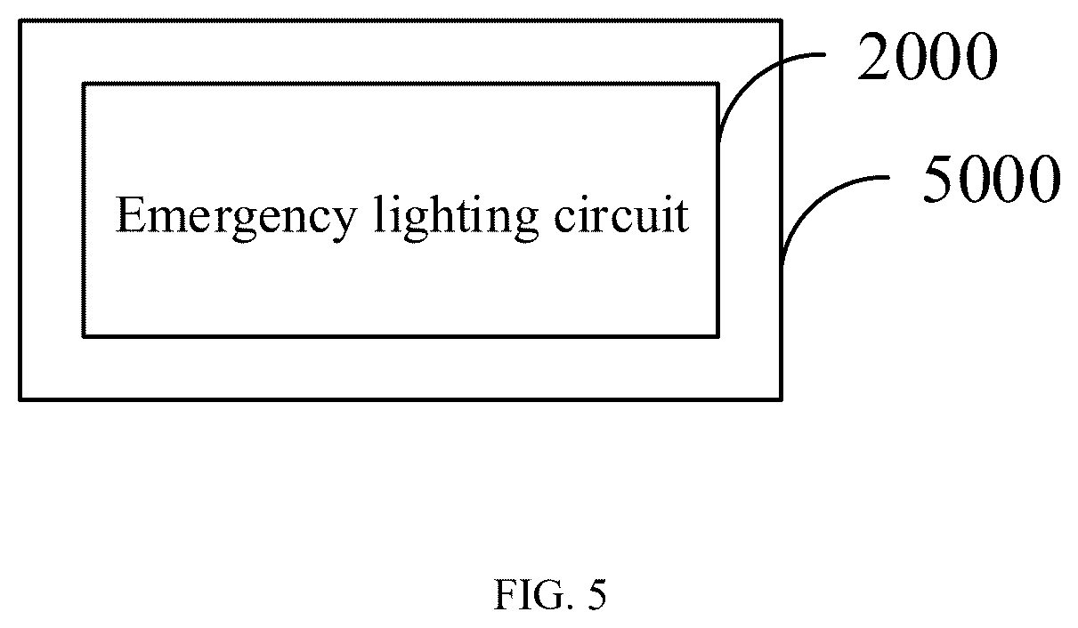 Patent US12588125 Figure 4 – Hysteresis circuit, emergency lighting circuit and lighting device