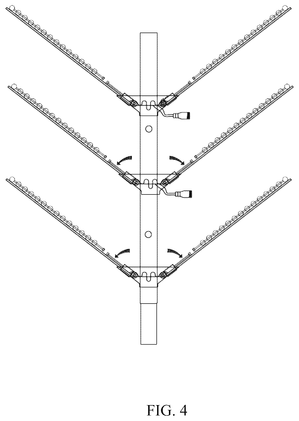 Patent US12588127 Figure 3 – Smart christmas tree with self-adaptive lighting