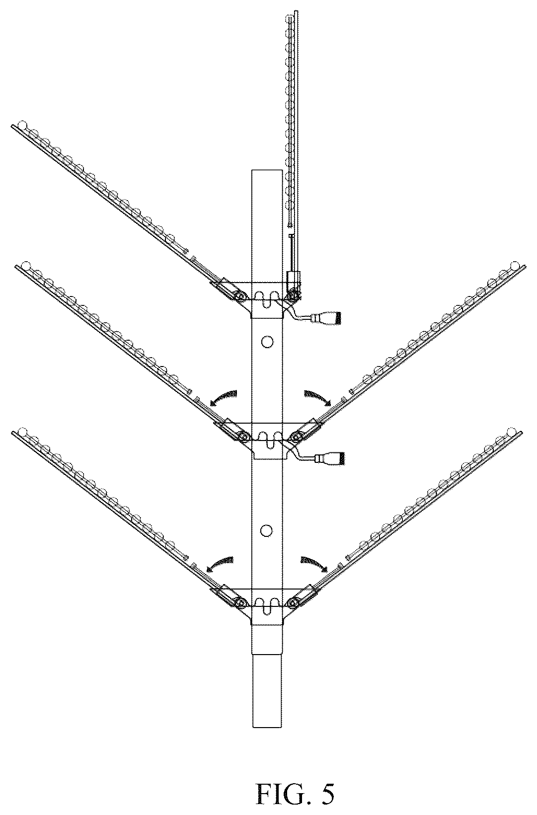 Patent US12588127 Figure 4 – Smart christmas tree with self-adaptive lighting