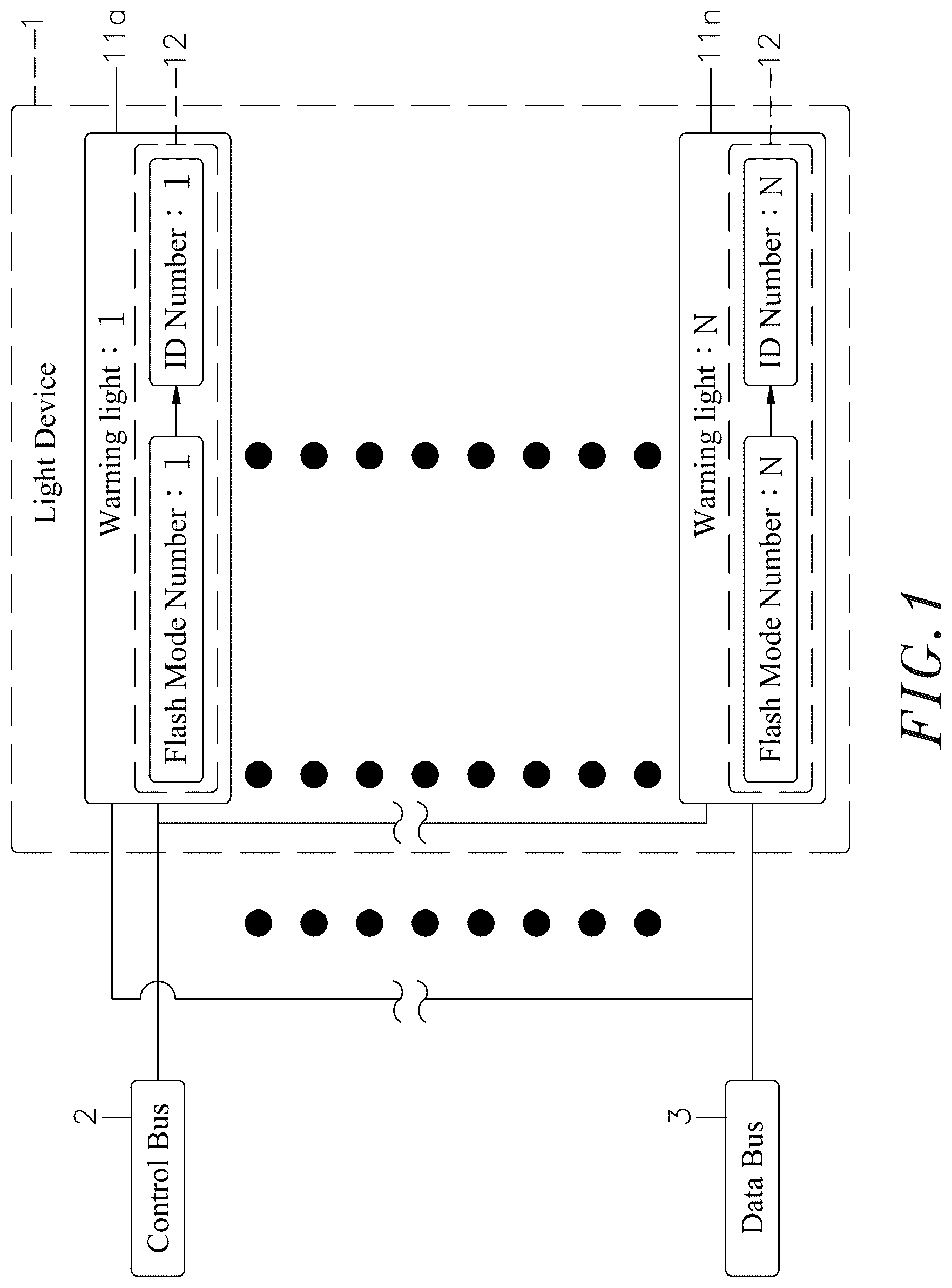 Patent US12588128 Figure 1 – Warning light control circuit capable of preventing start-up flashing