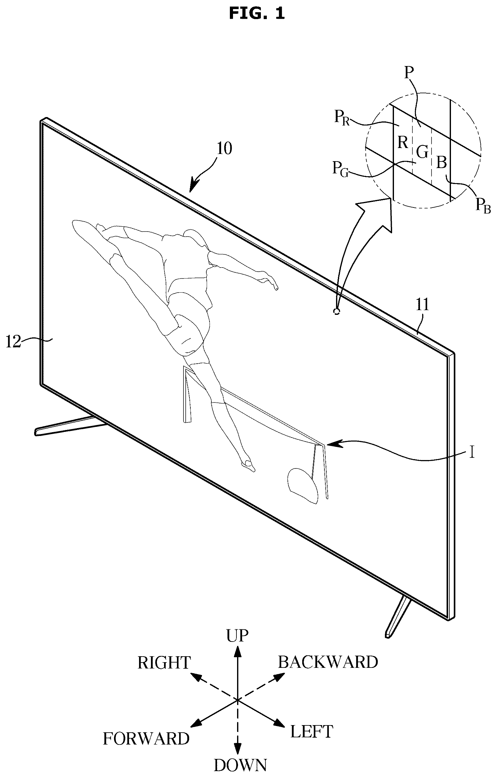 Patent US12588129 — Display apparatus and method of controlling the same — Figure 1