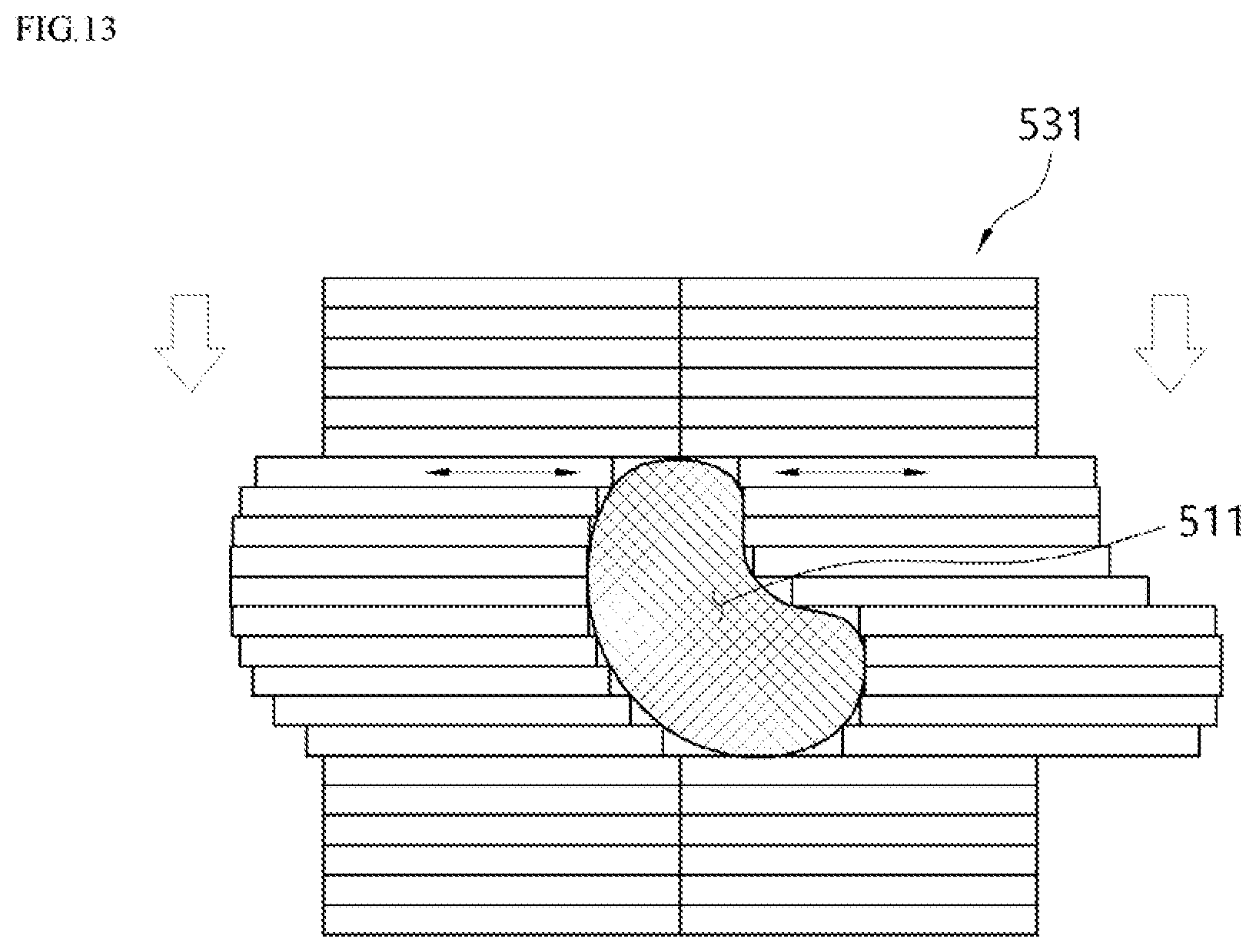 Patent US12588131 Figure 13 – Irradiation apparatus and irradiation method using same