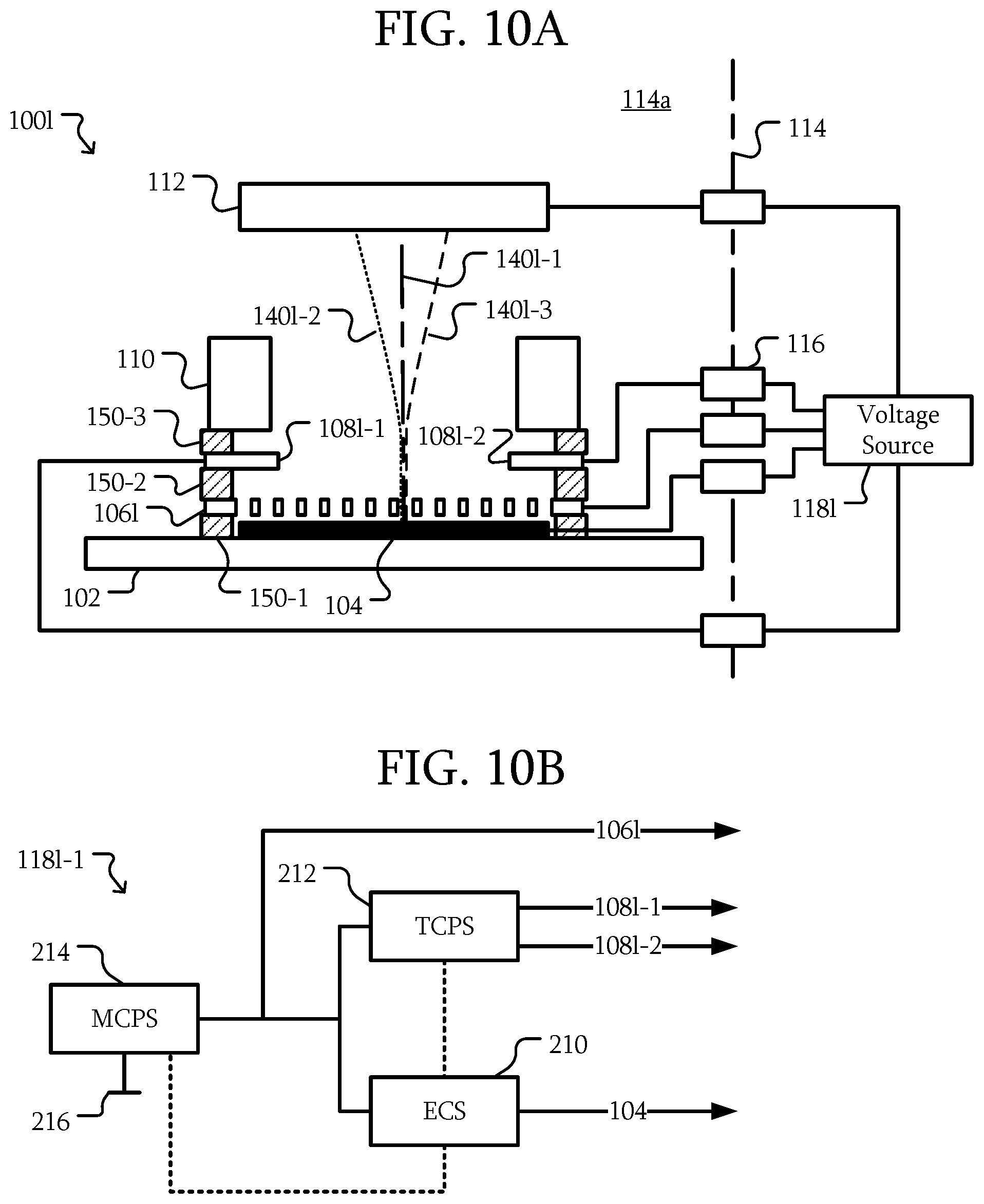 Patent US12588132 Figure 10 – X-ray source with multiple grids