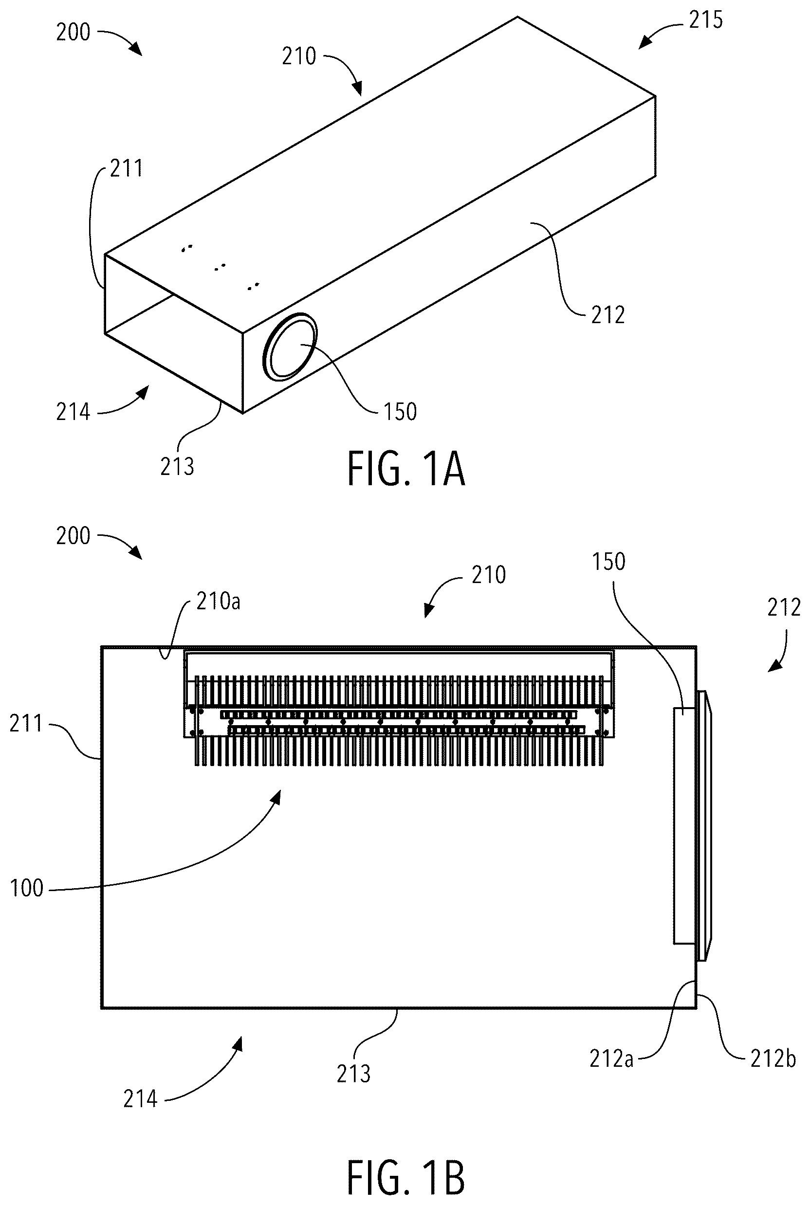 Patent US12588134 Figure 1 – Air directing scoop for heat sink and UV-C apparatus