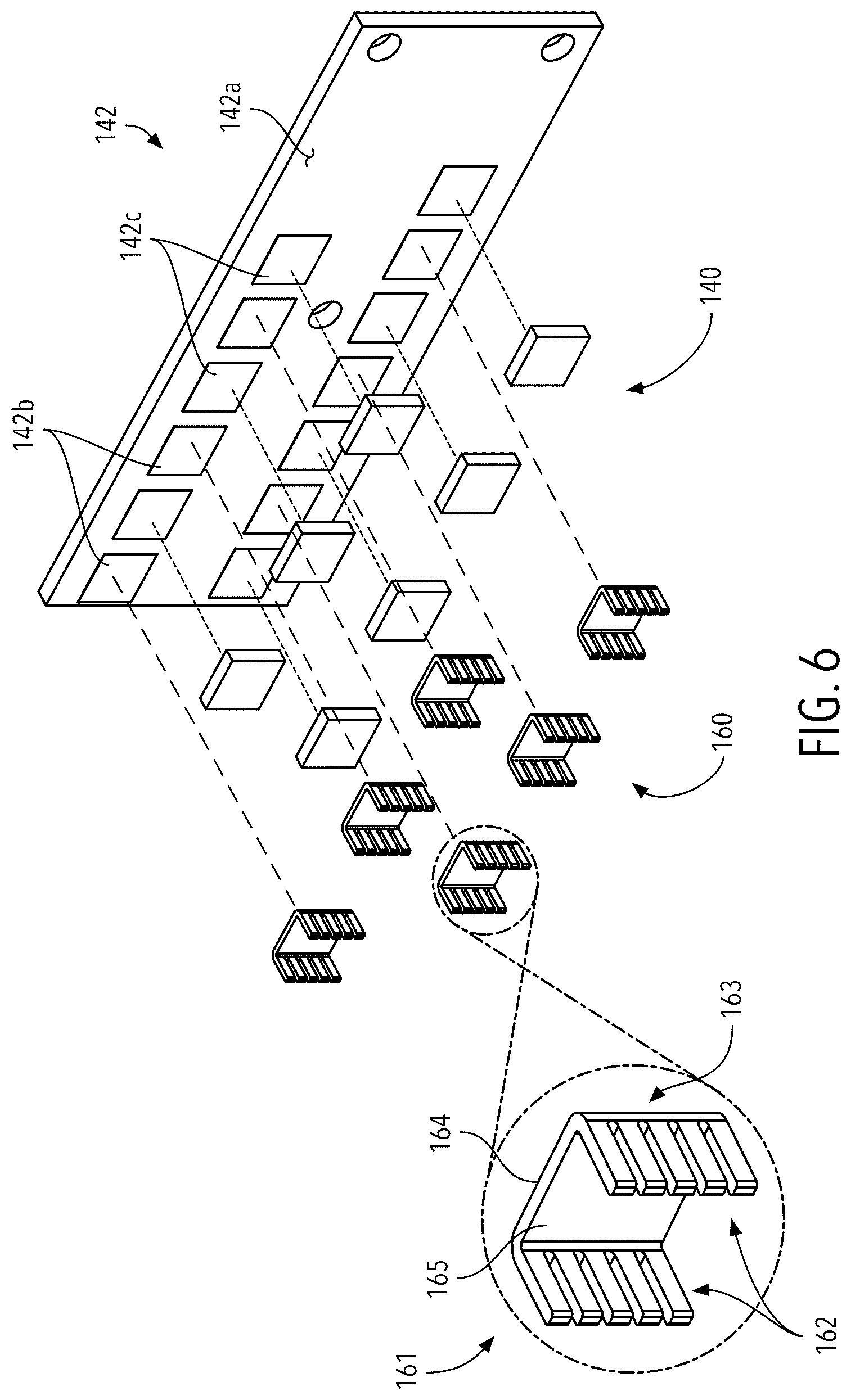 Patent US12588134 Figure 6 – Air directing scoop for heat sink and UV-C apparatus