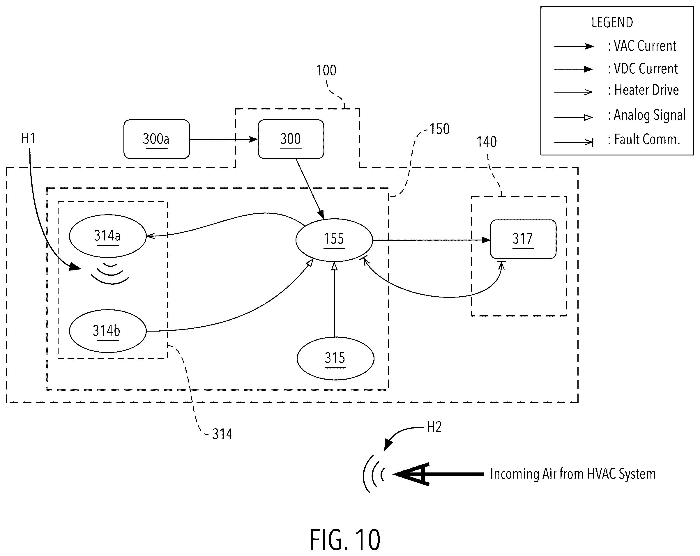 Patent US12588134 Figure 10 – Air directing scoop for heat sink and UV-C apparatus