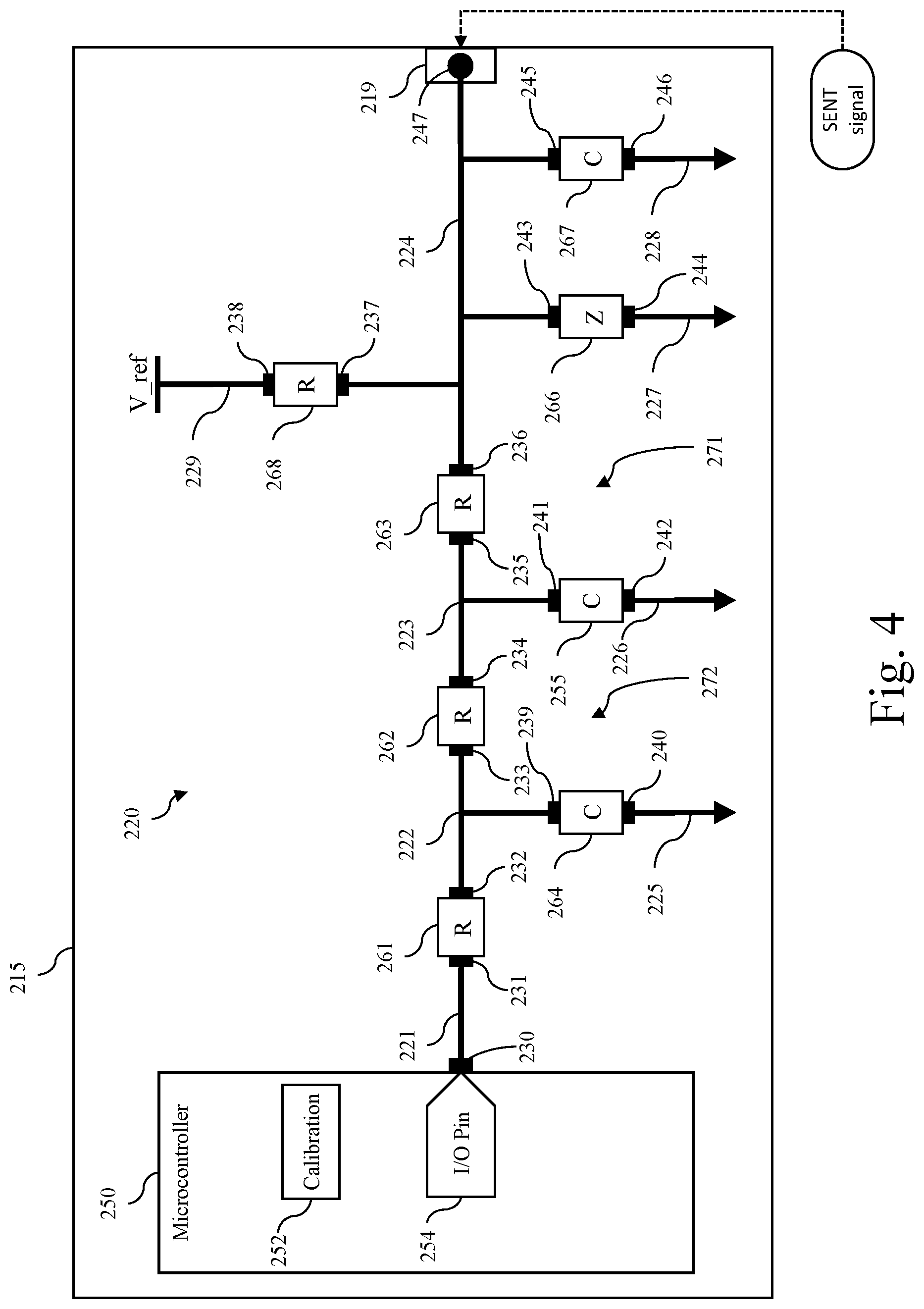 Patent US12588140 Figure 4 – Electronic control unit interfaces with flexible input signal conditioning