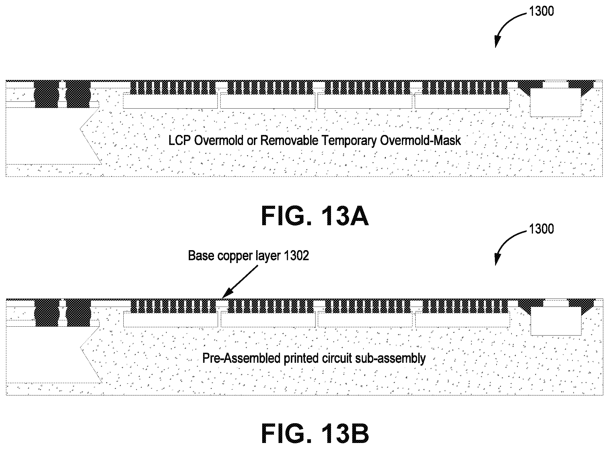 Patent US12588143 Figure 12 – Liquid crystal polymer embedded microelectronics device