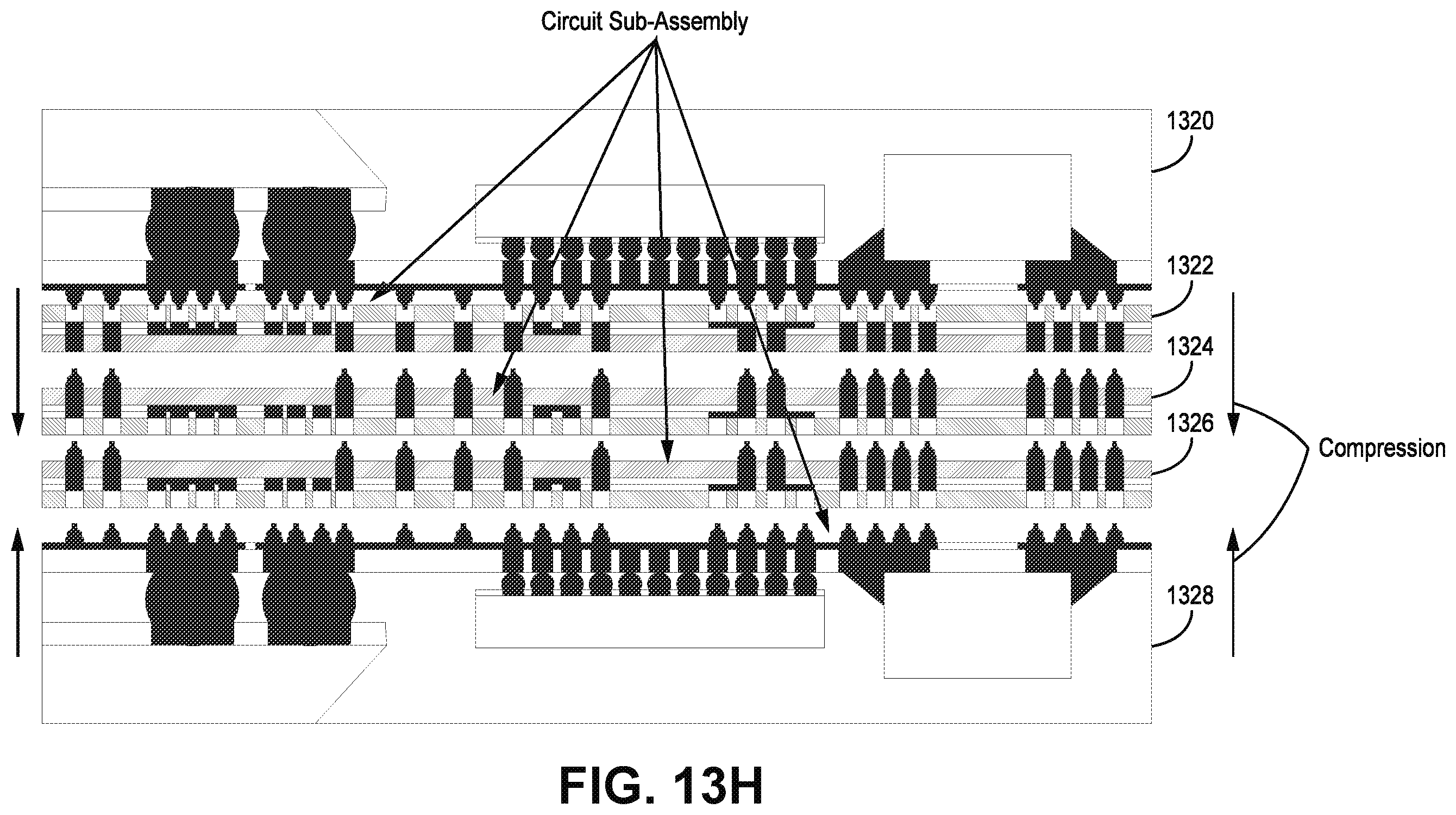 Patent US12588143 Figure 16 – Liquid crystal polymer embedded microelectronics device