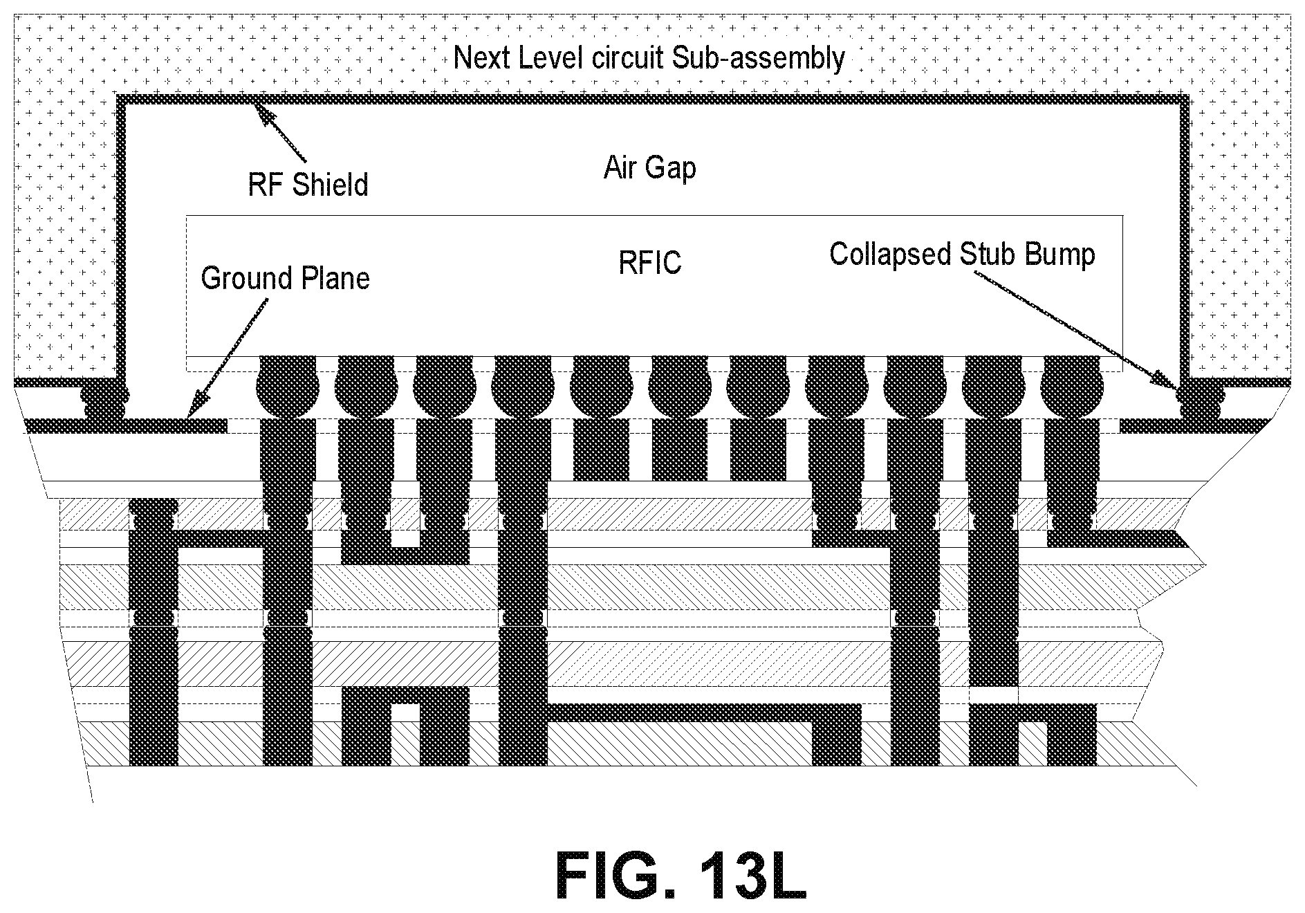 Patent US12588143 Figure 20 – Liquid crystal polymer embedded microelectronics device