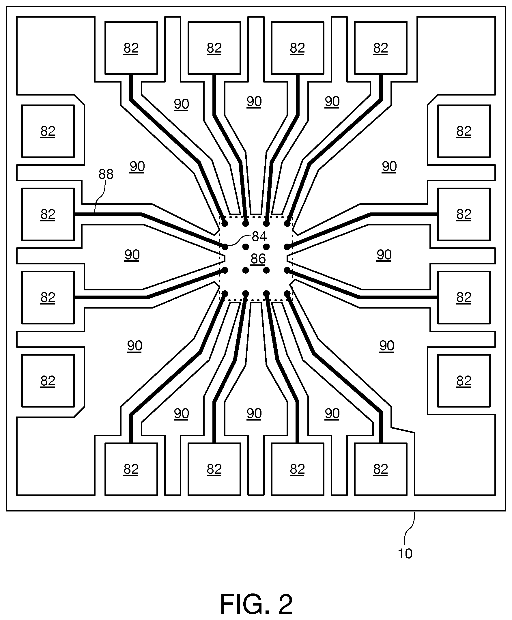 Patent US12588145 Figure 4 – Method for forming flipped-conductor-patch