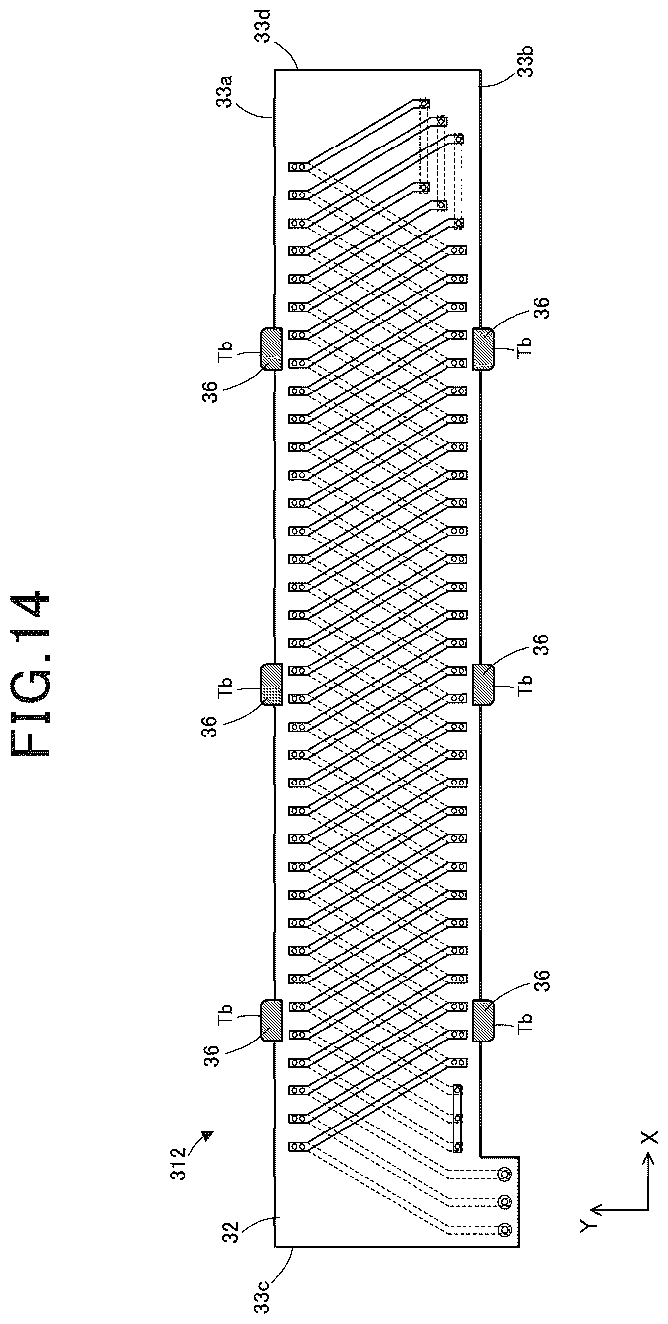 Patent US12588148 Figure 14 – Flexible circuit board and rotating electrical machine