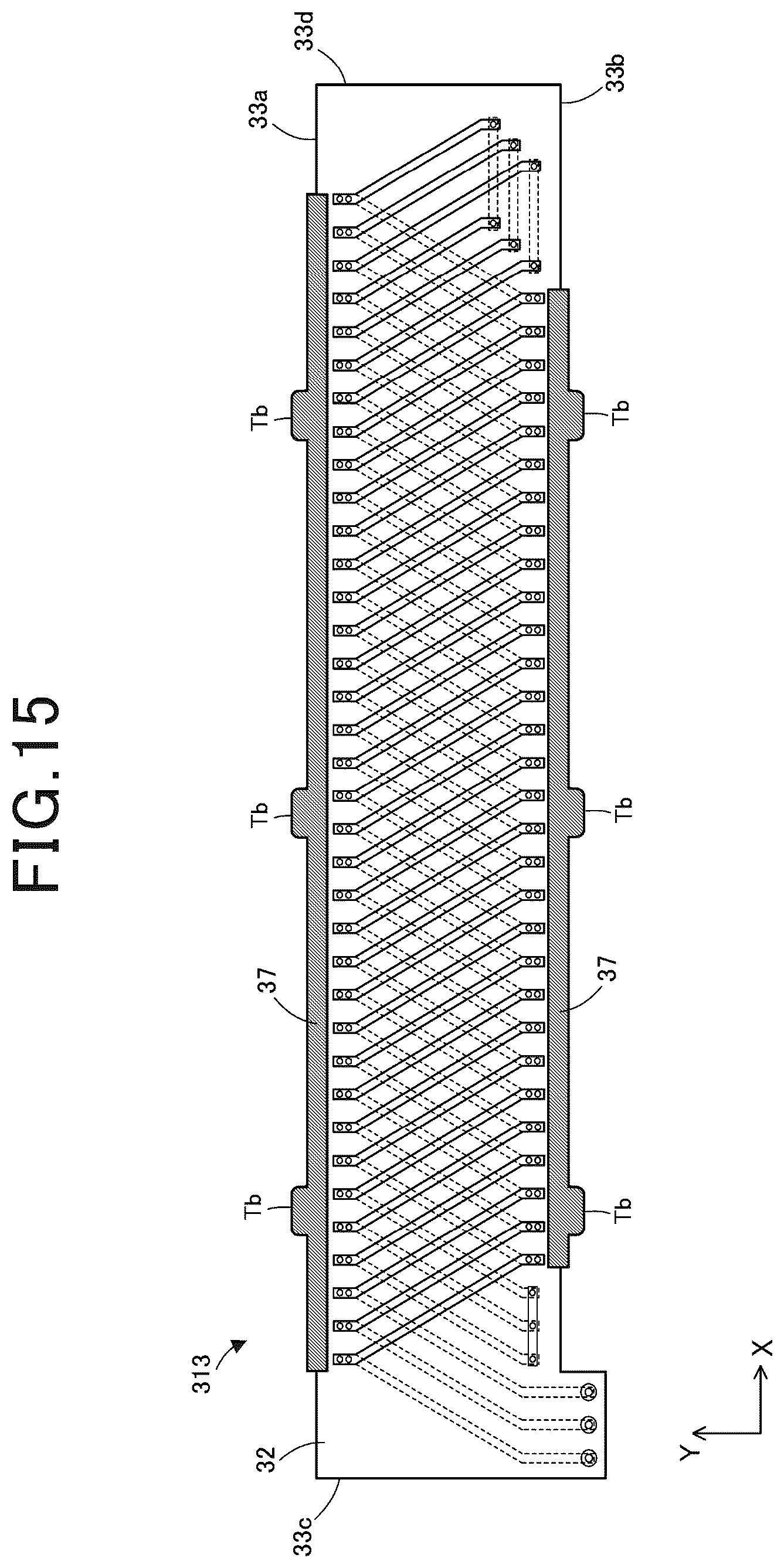 Patent US12588148 Figure 15 – Flexible circuit board and rotating electrical machine