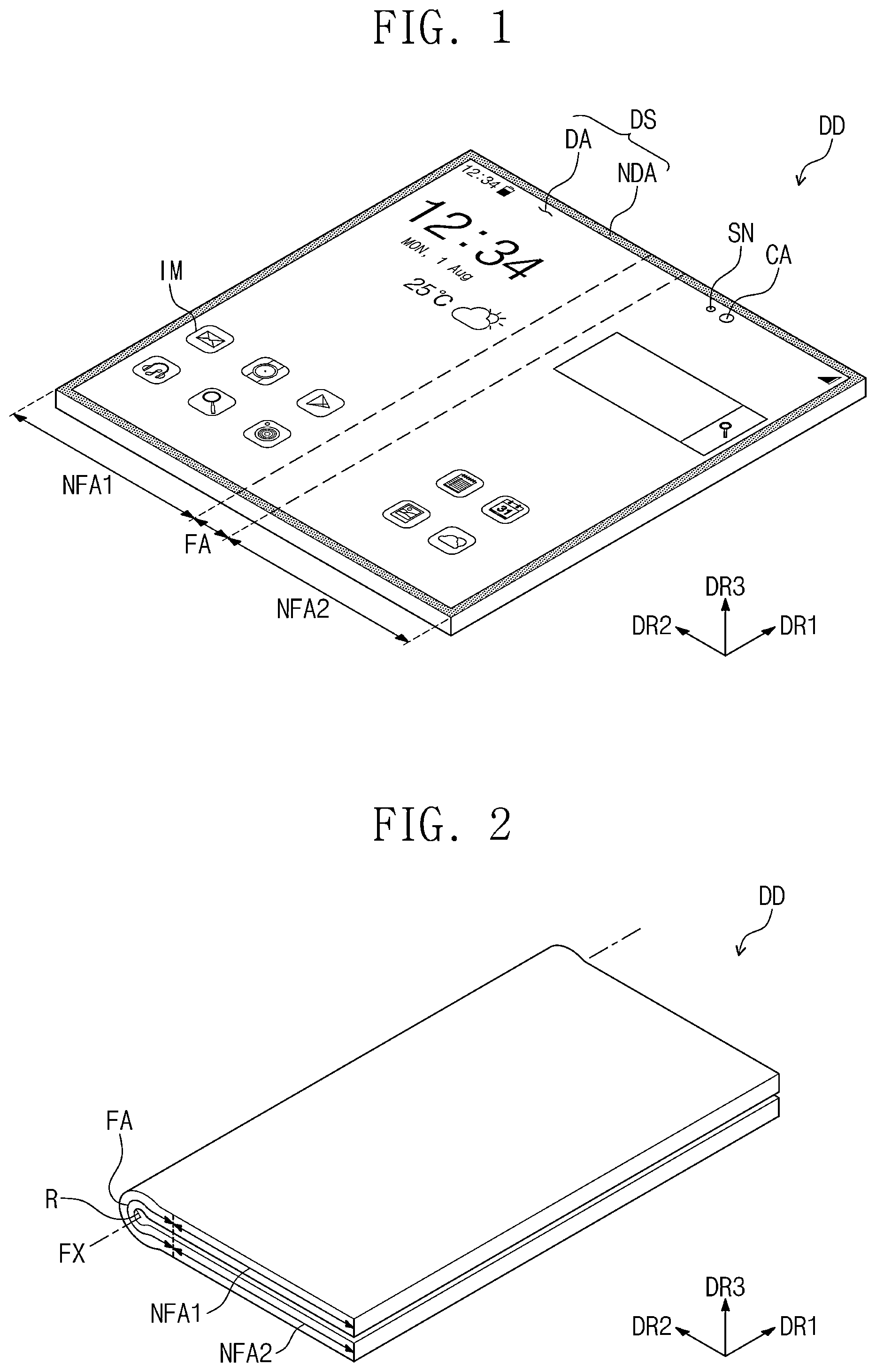Patent US12588152 Figure 1 – Display device including digitizer