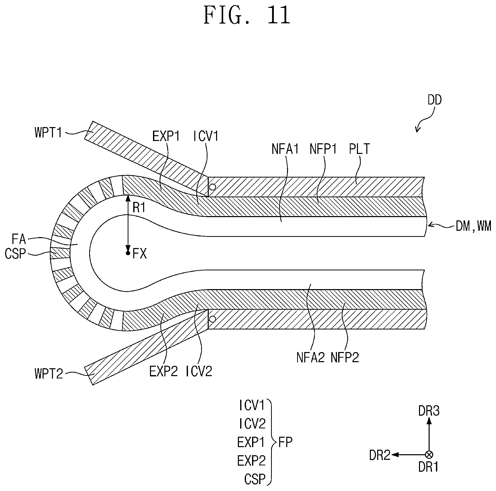 Patent US12588152 Figure 10 – Display device including digitizer