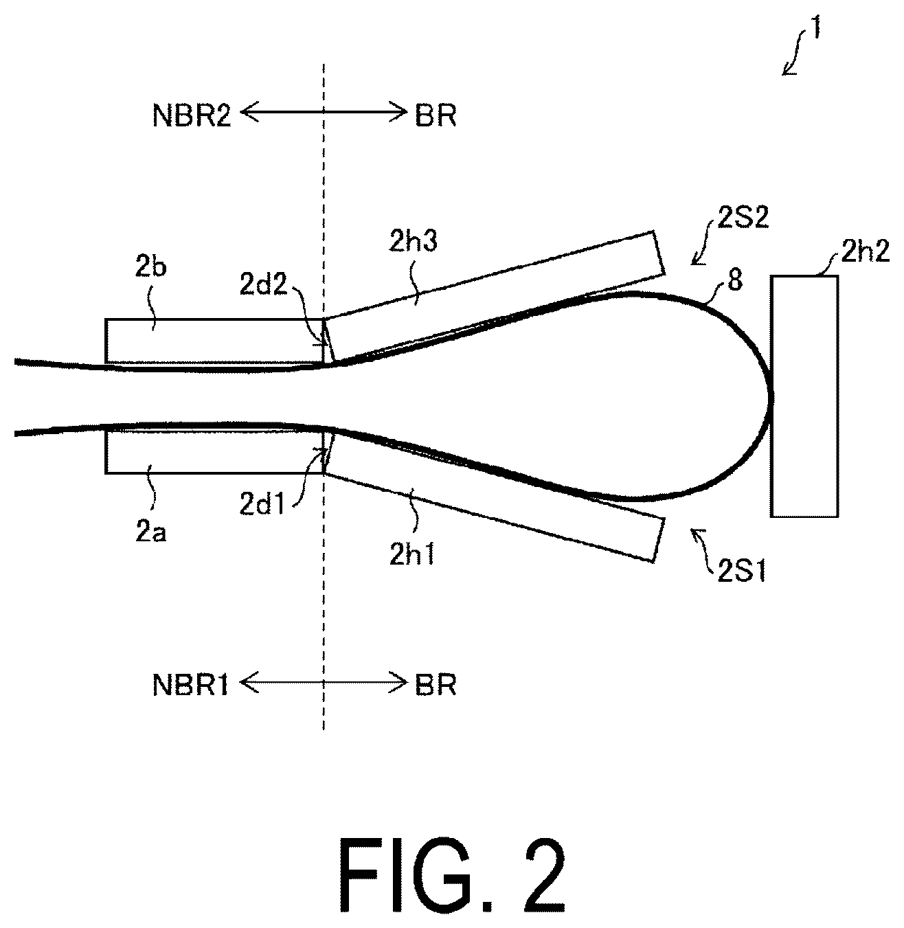 Patent US12588154 Figure 2 – Foldable display