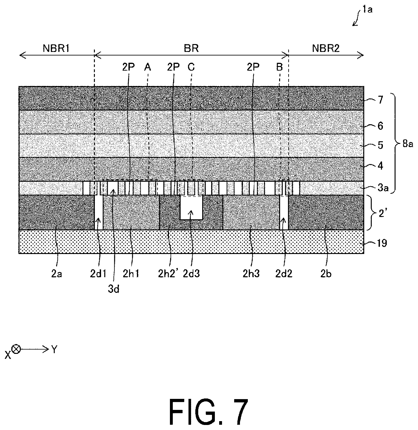 Patent US12588154 Figure 7 – Foldable display