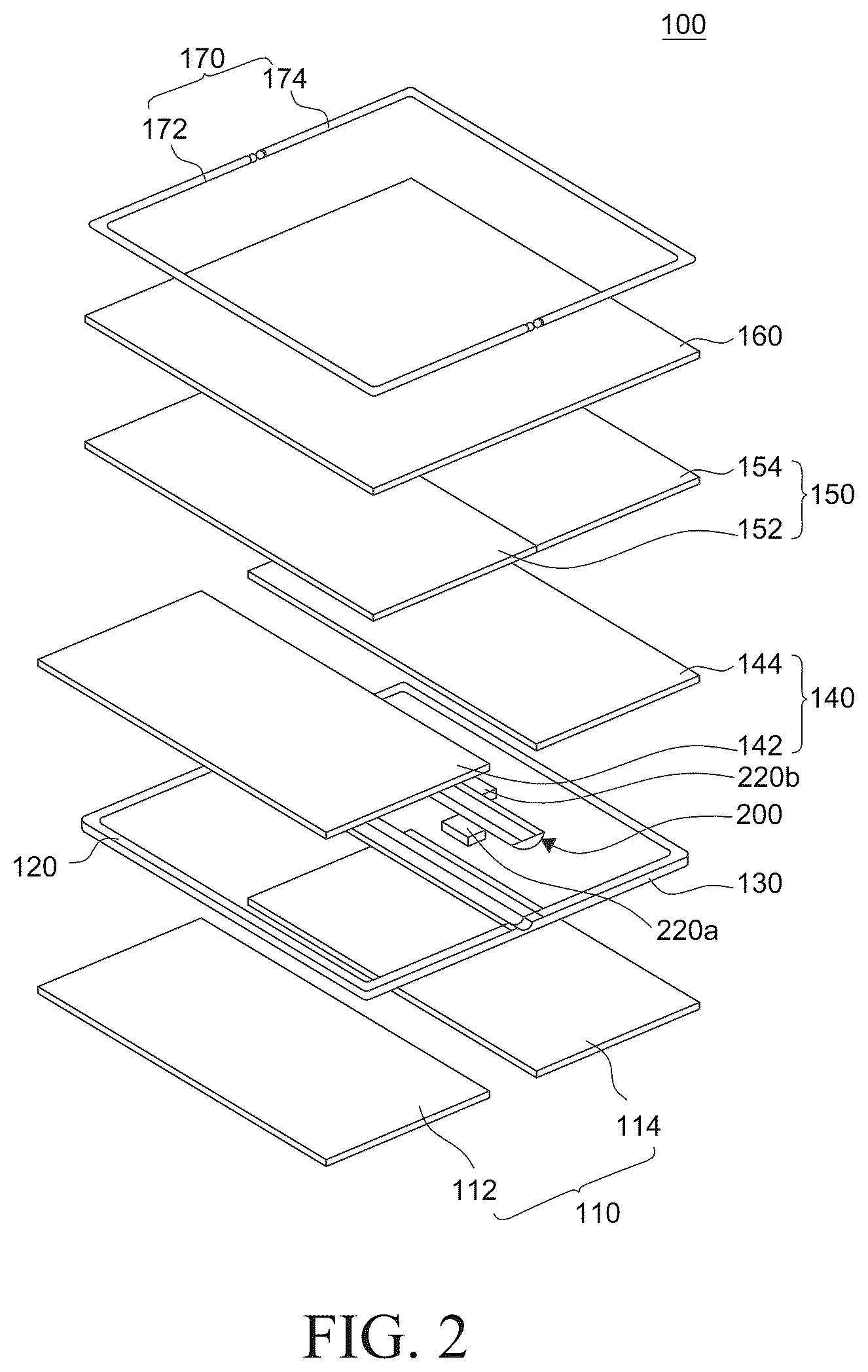 Patent US12588156 Figure 3 – Foldable display apparatus including a hinge assembly