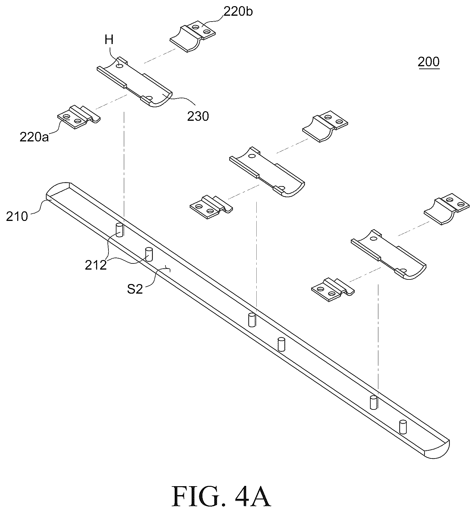 Patent US12588156 Figure 5 – Foldable display apparatus including a hinge assembly
