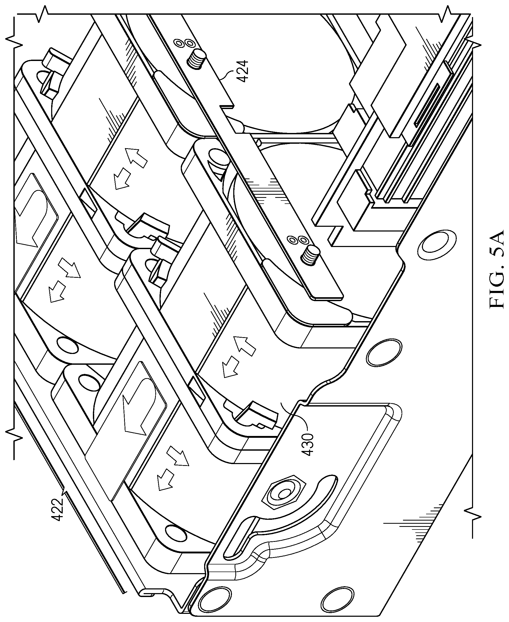 Patent US12588161 Figure 7 – Server information handling system with reversible airflow fan system