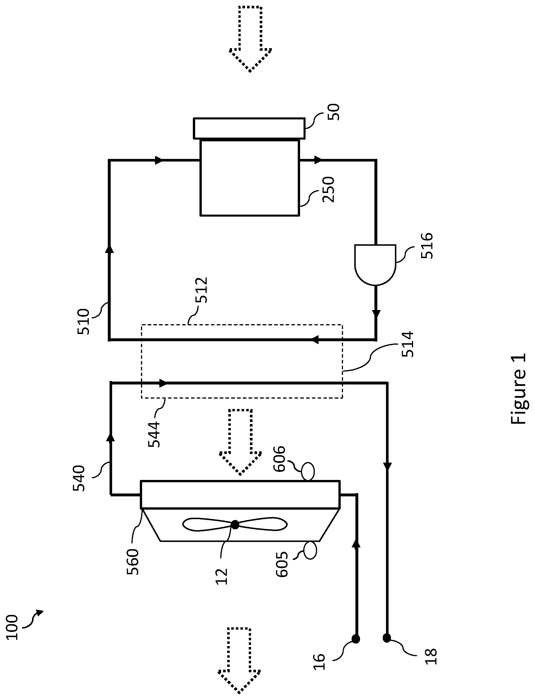 Patent US12588169 Figure 1 – Method for controlling a cooling system for autonomous cooling of a rack
