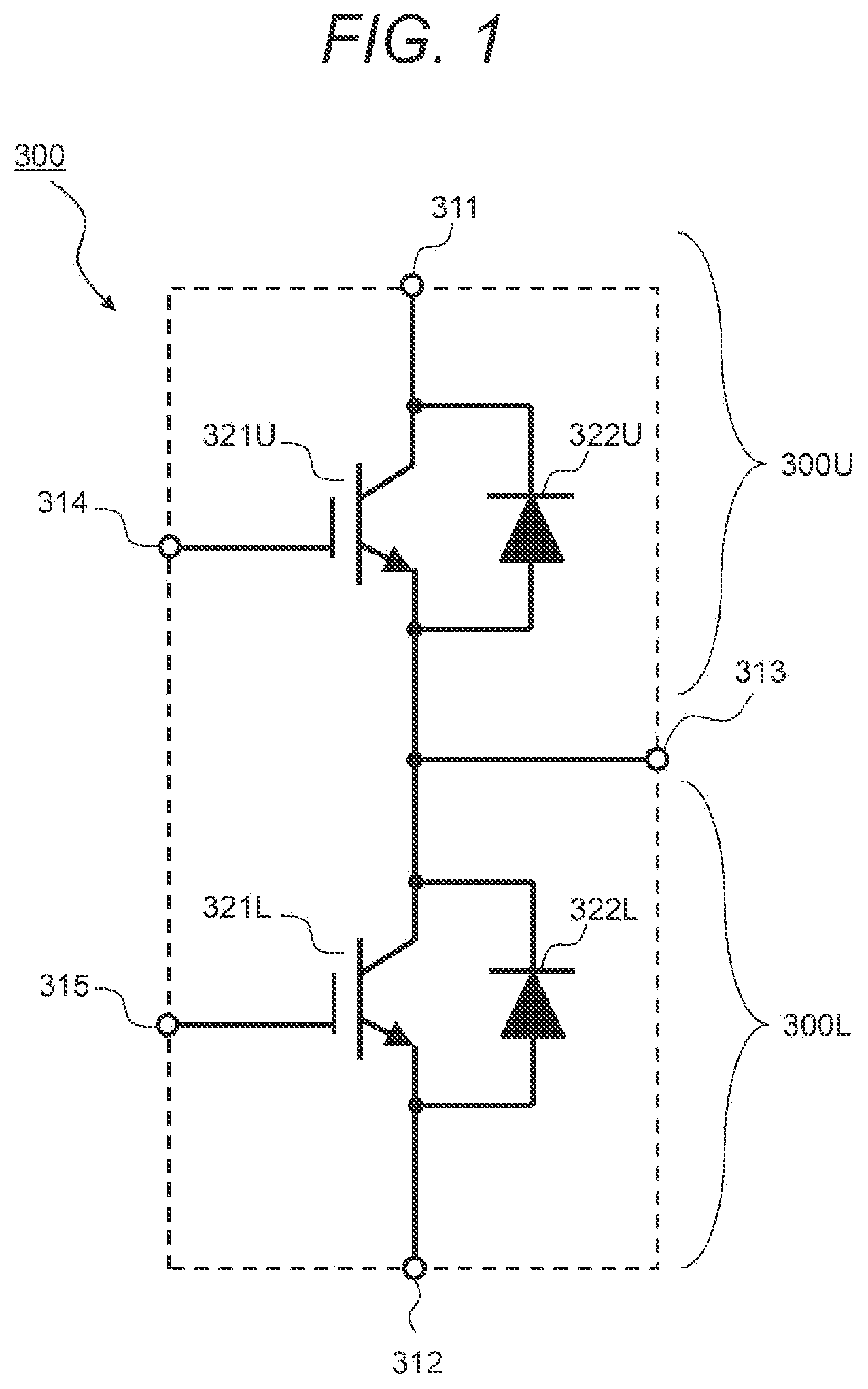 Patent US12588171 Figure 1 – Heat exchange device and power conversion device