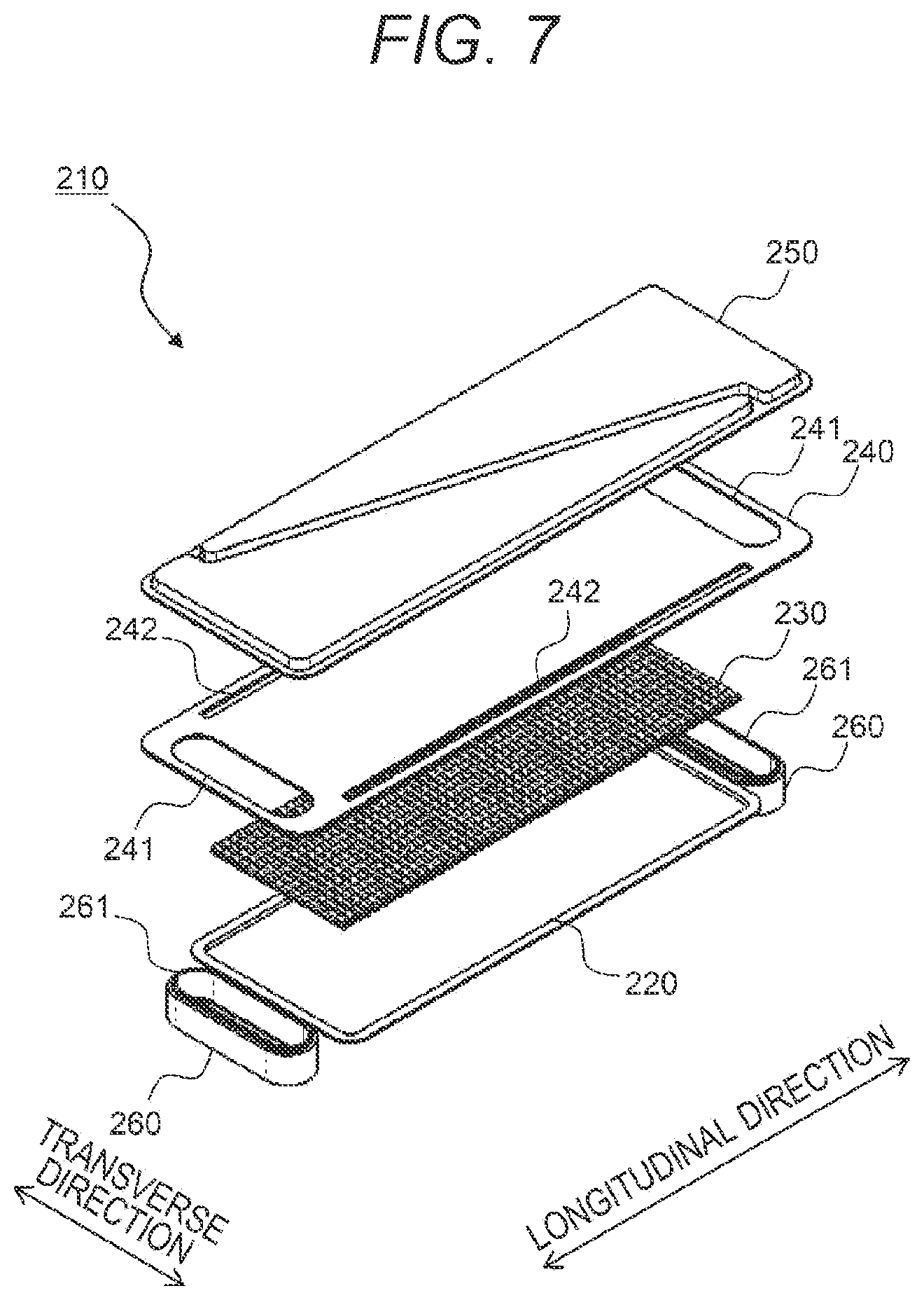 Patent US12588171 Figure 7 – Heat exchange device and power conversion device