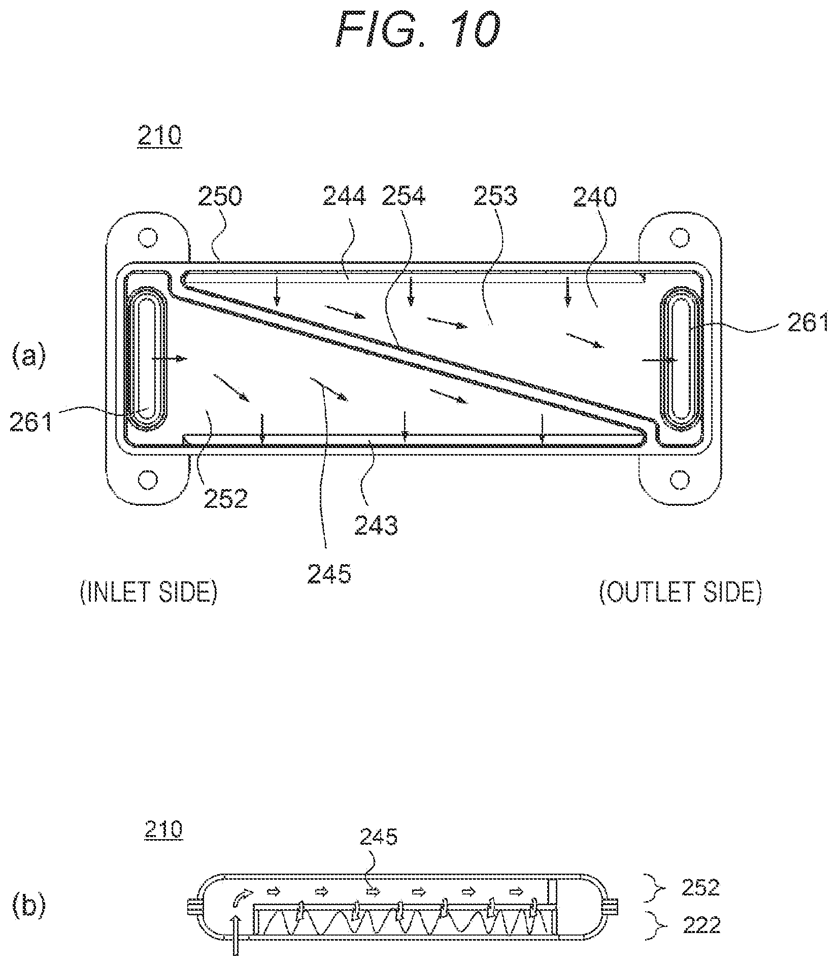 Patent US12588171 Figure 10 – Heat exchange device and power conversion device