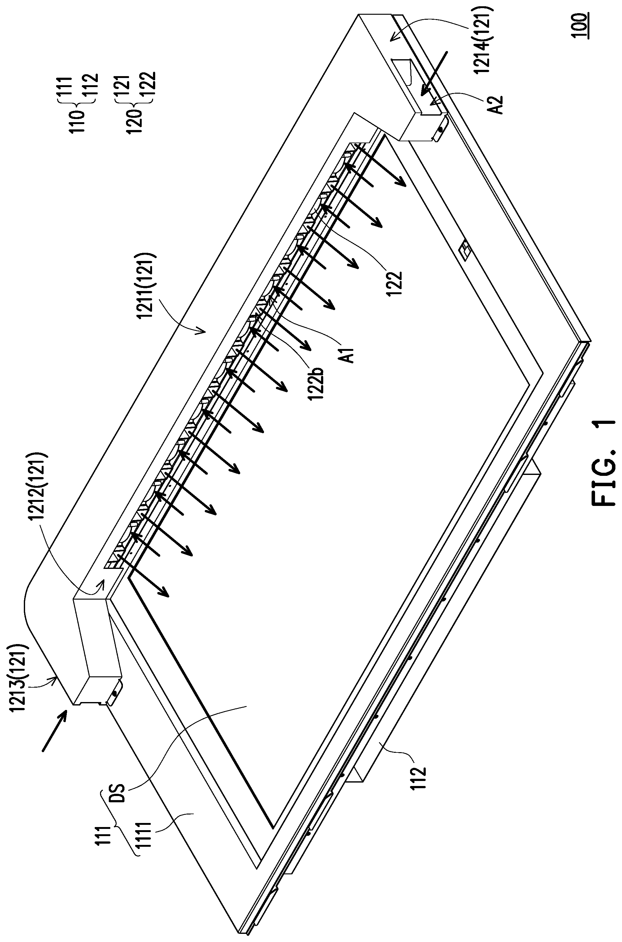 Patent US12588174 Figure 1 – Electronic device