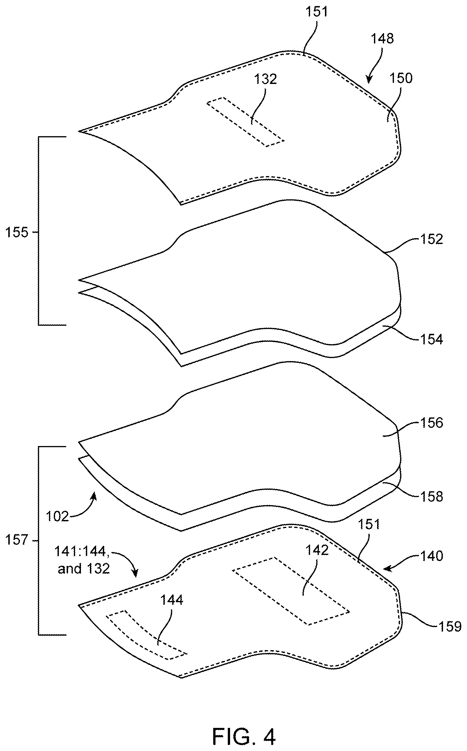 Patent US12588176 Figure 3 – RF shielding pouch and garment for electronic devices