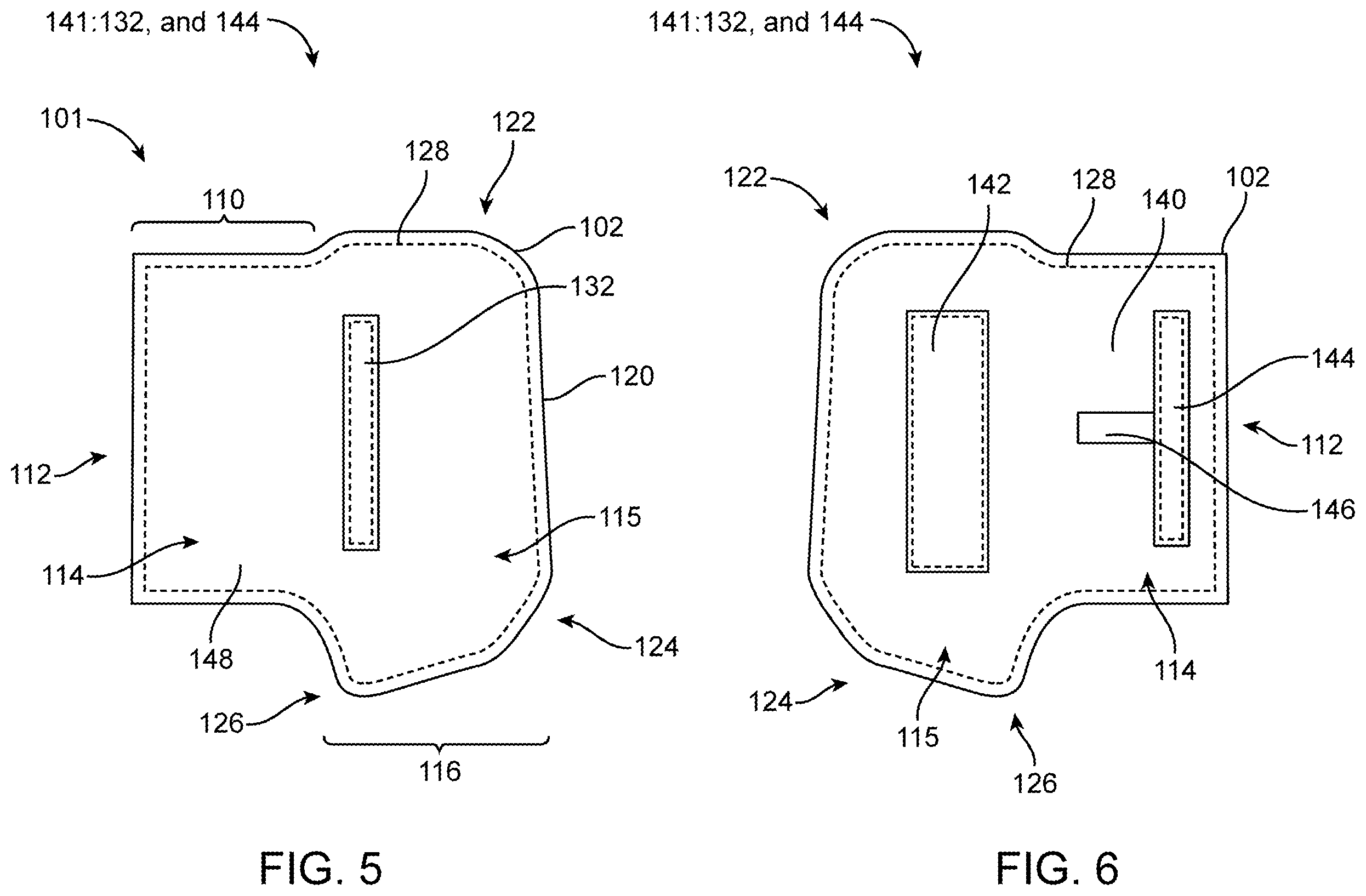 Patent US12588176 Figure 4 – RF shielding pouch and garment for electronic devices
