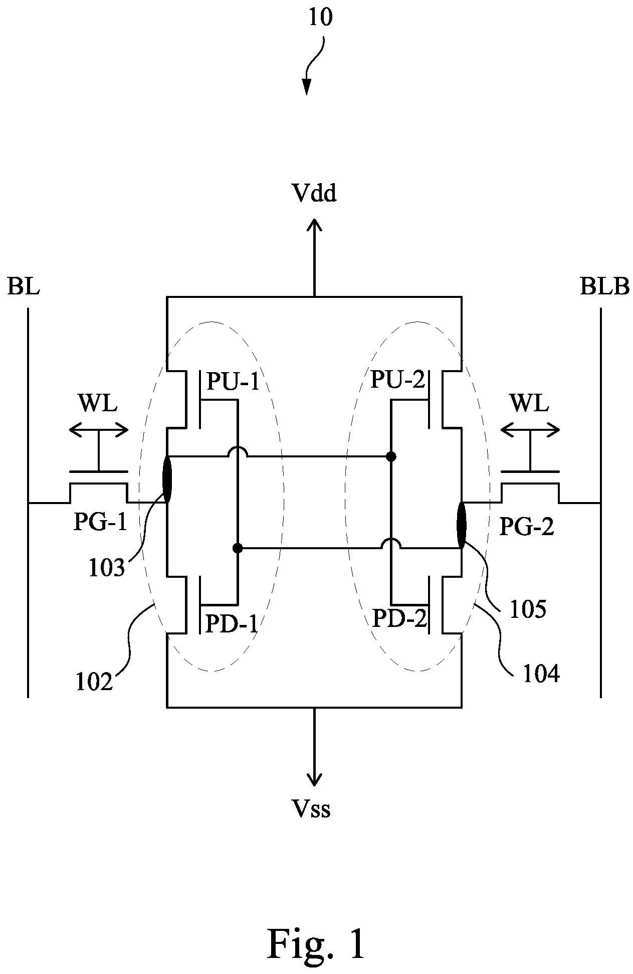 Patent US12588181 — Memory device and method for forming the same — Figure 1