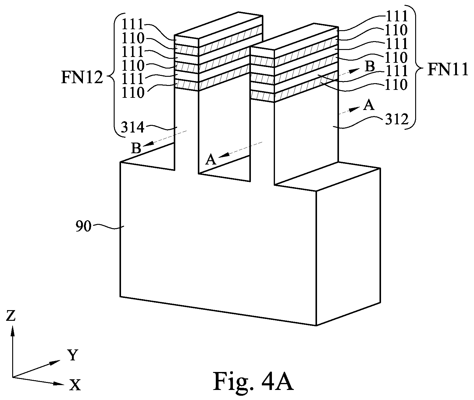 Patent US12588181 Figure 8 – Memory device and method for forming the same