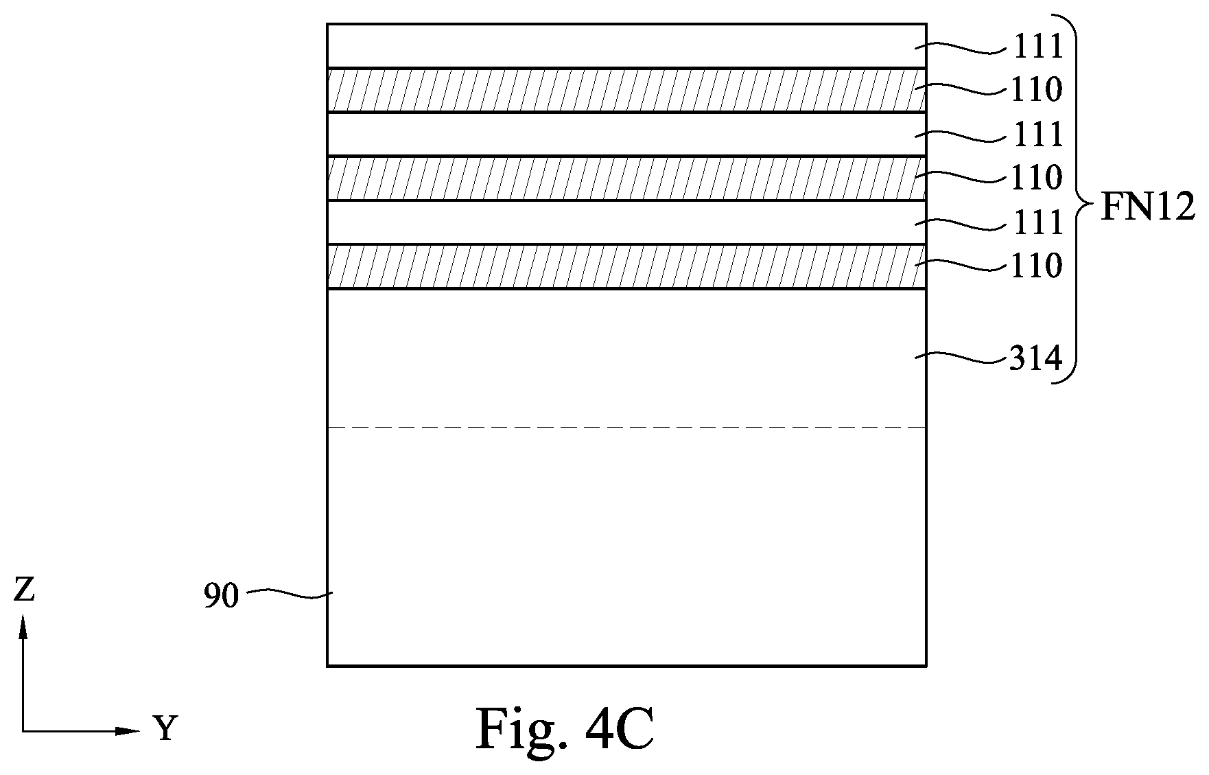 Patent US12588181 Figure 10 – Memory device and method for forming the same