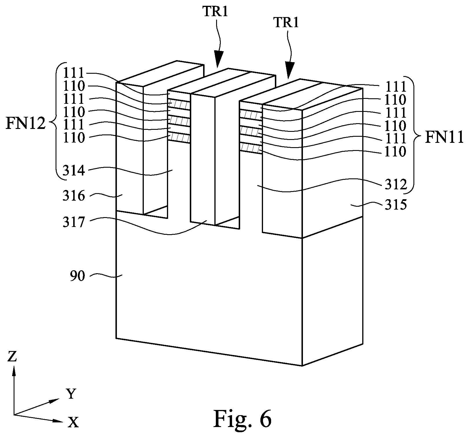 Patent US12588181 Figure 12 – Memory device and method for forming the same