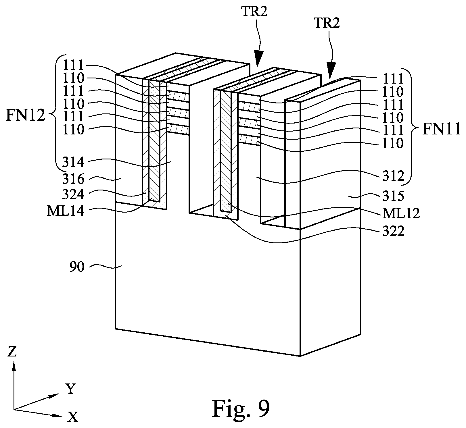 Patent US12588181 Figure 15 – Memory device and method for forming the same